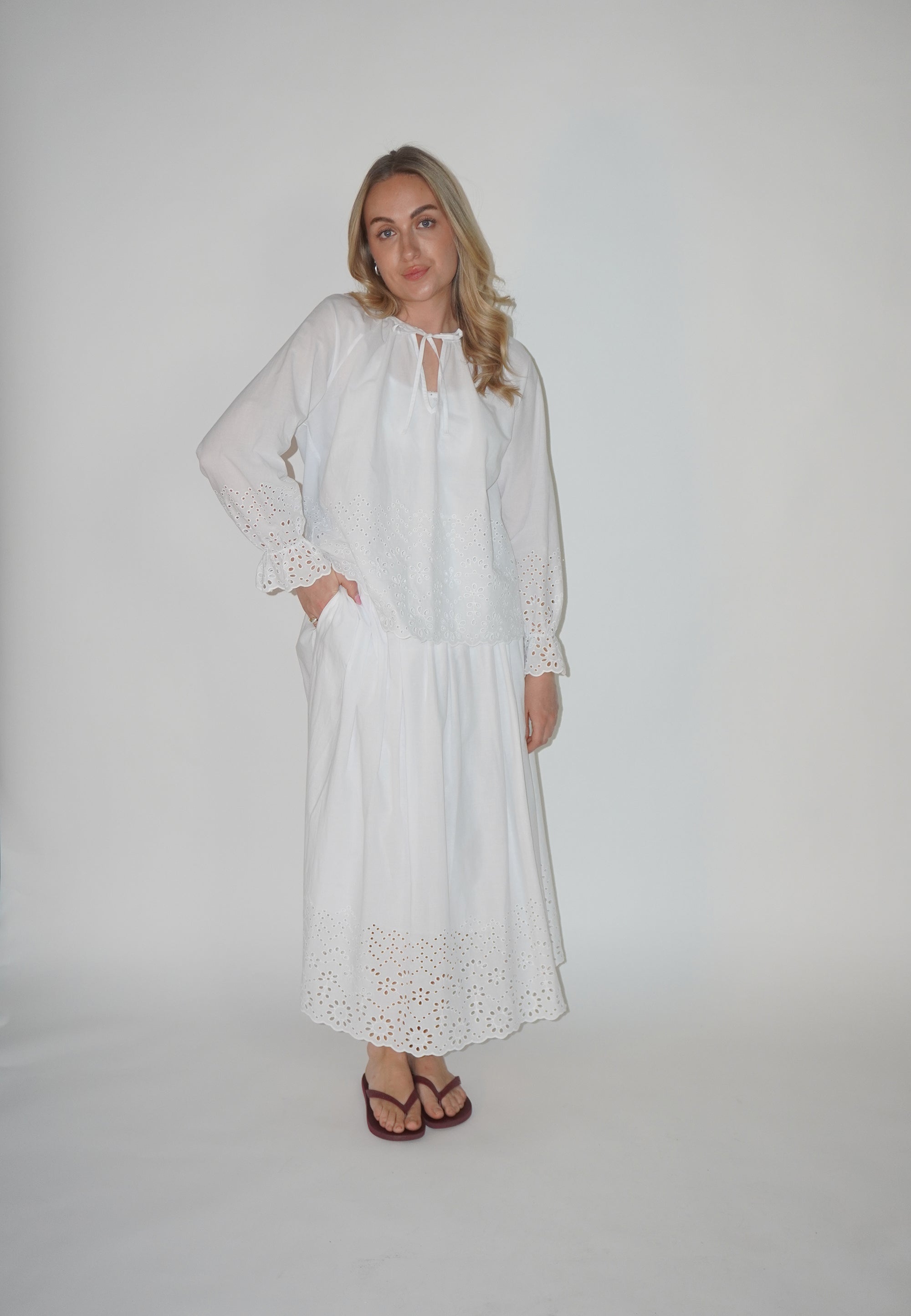 NGSeven BONZE Skirt Relaxed 10000 White