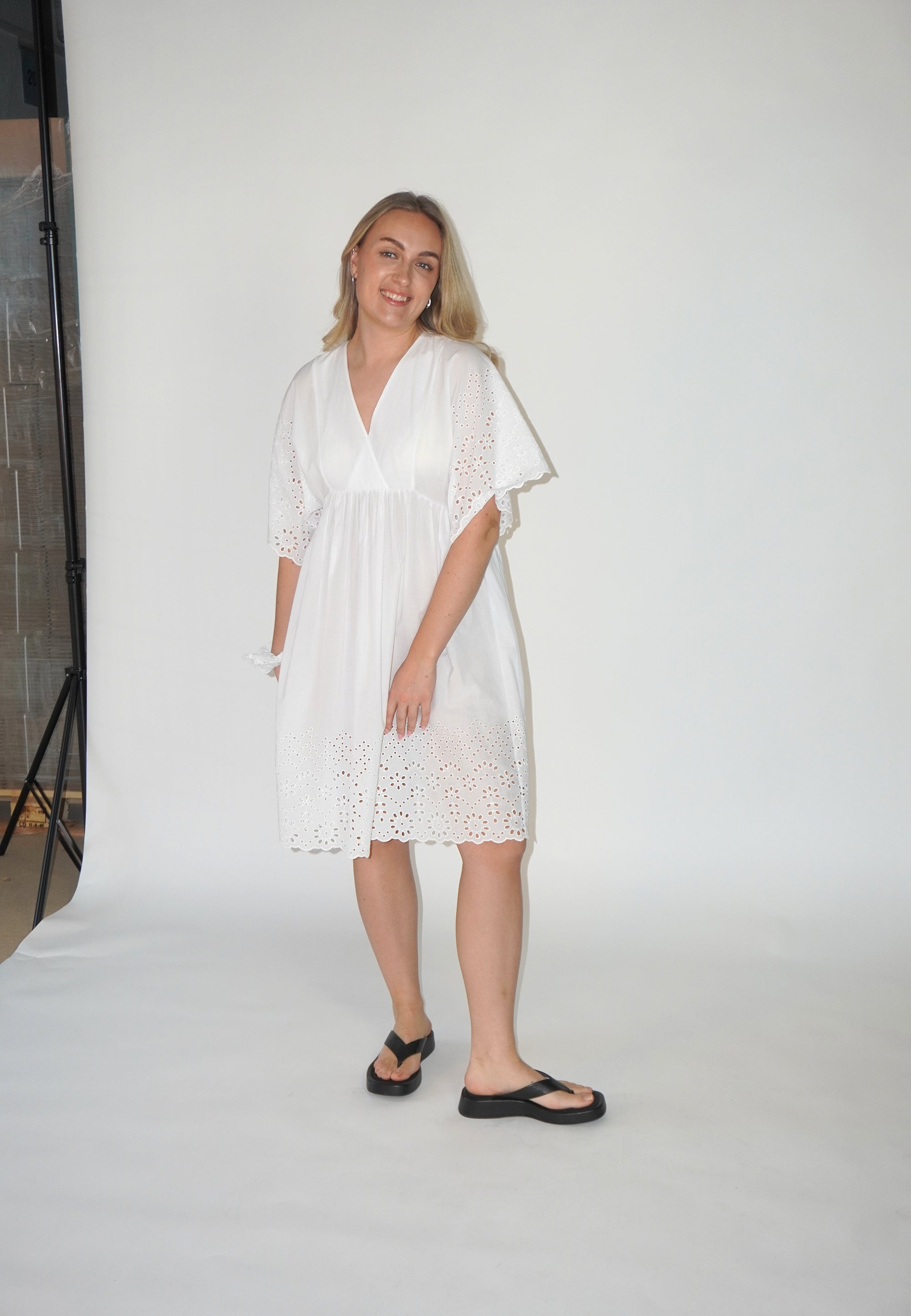 NGSeven NGS.JOLIE Dress SS Relaxed 10000 White