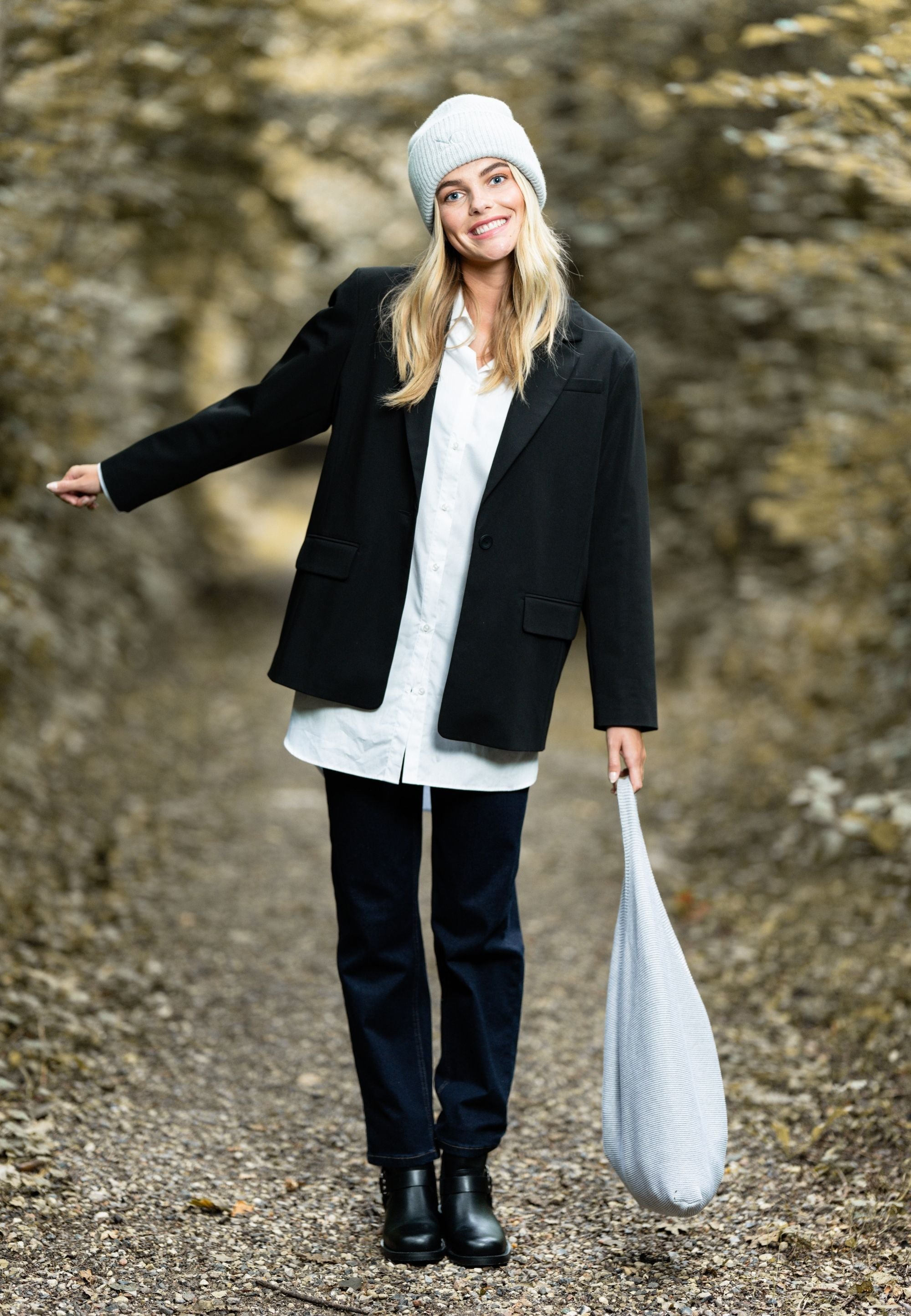 NGSeven NGS.EARTH Oversized Blazer Oversized 99000 Black