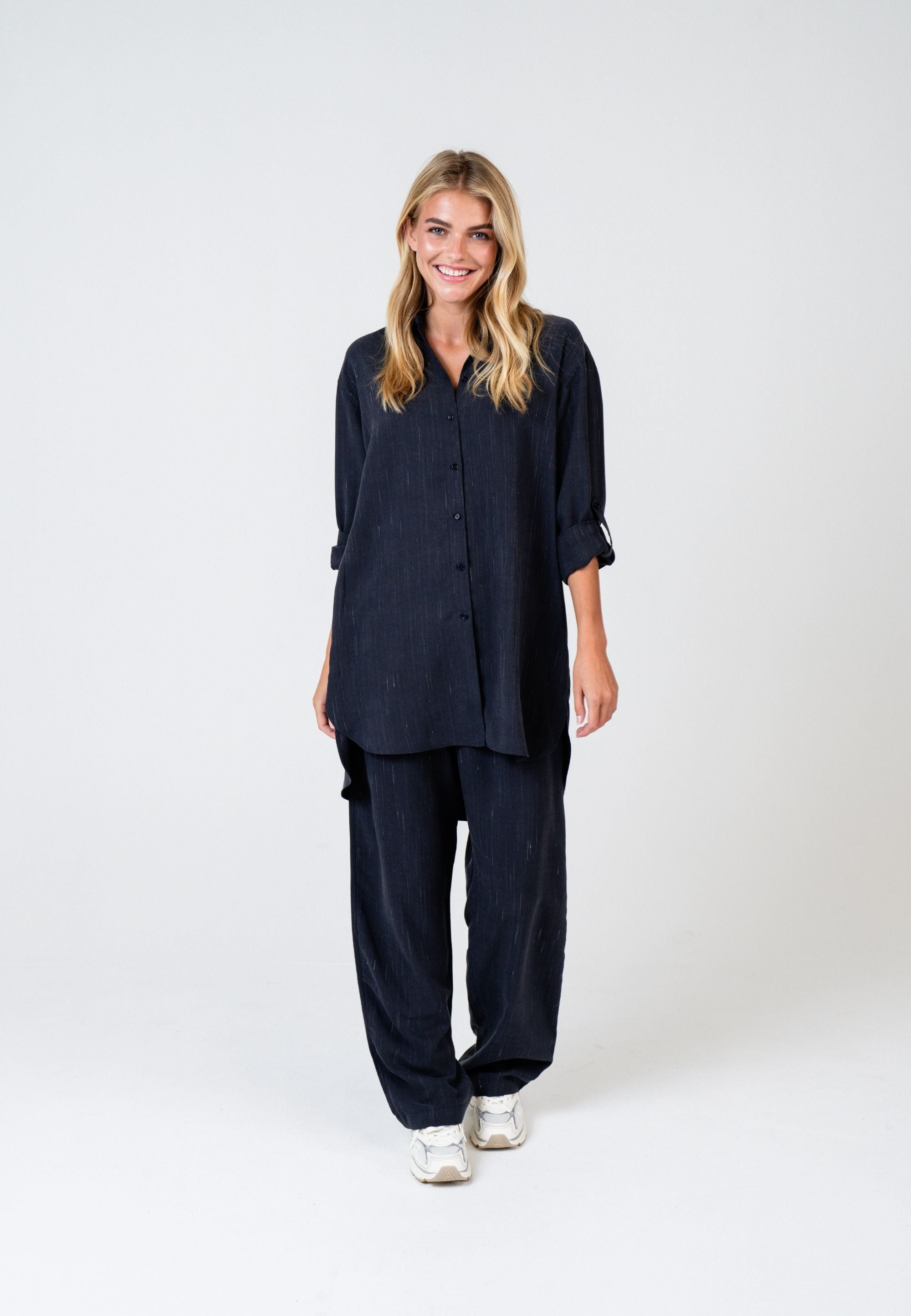 NGSeven NGS.BROOK Relaxed Trousers Relaxed 49111 Navy Stripe
