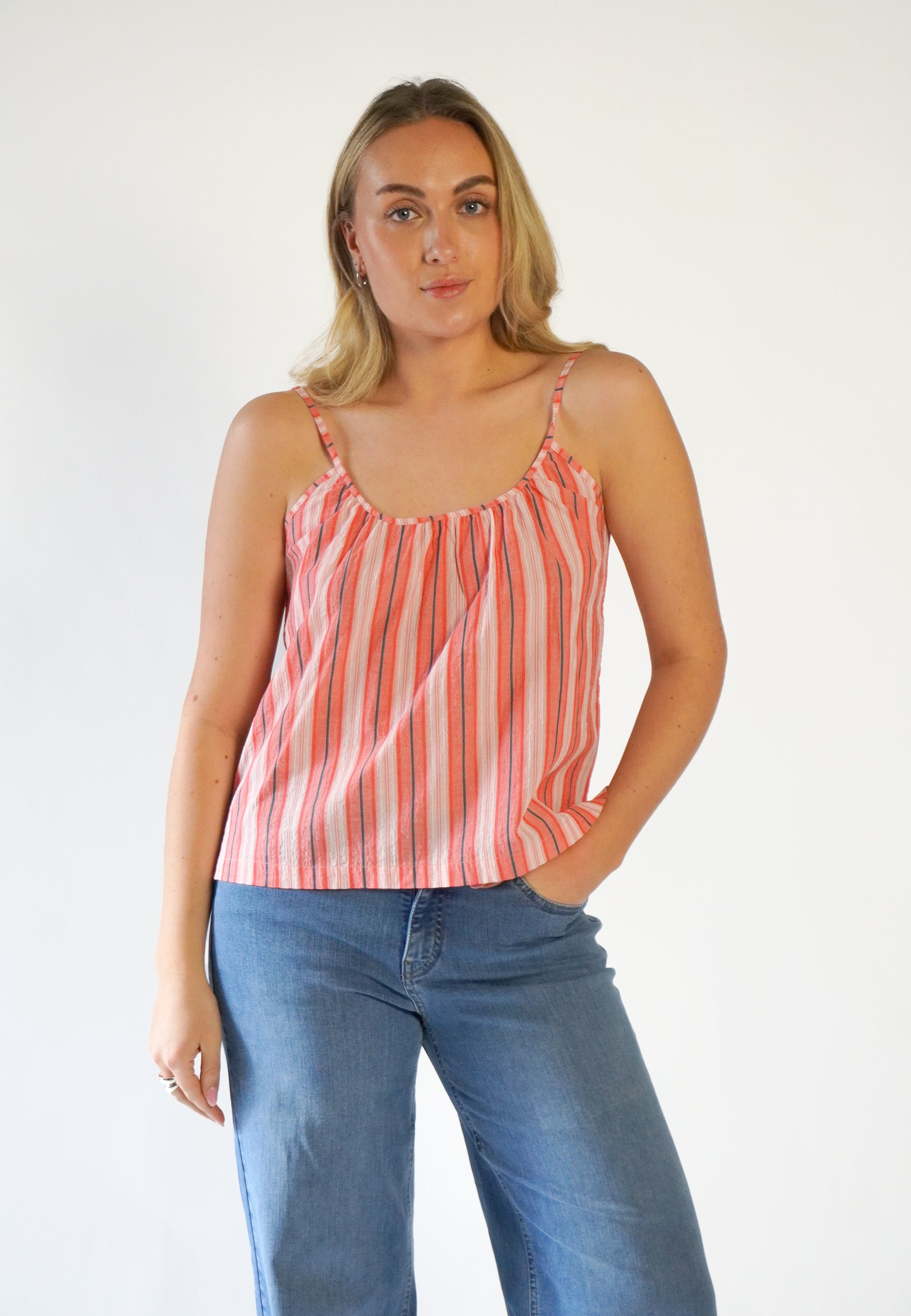 NGSeven NGS.MONARCH Camisole Relaxed 30211 Tea rose stripe