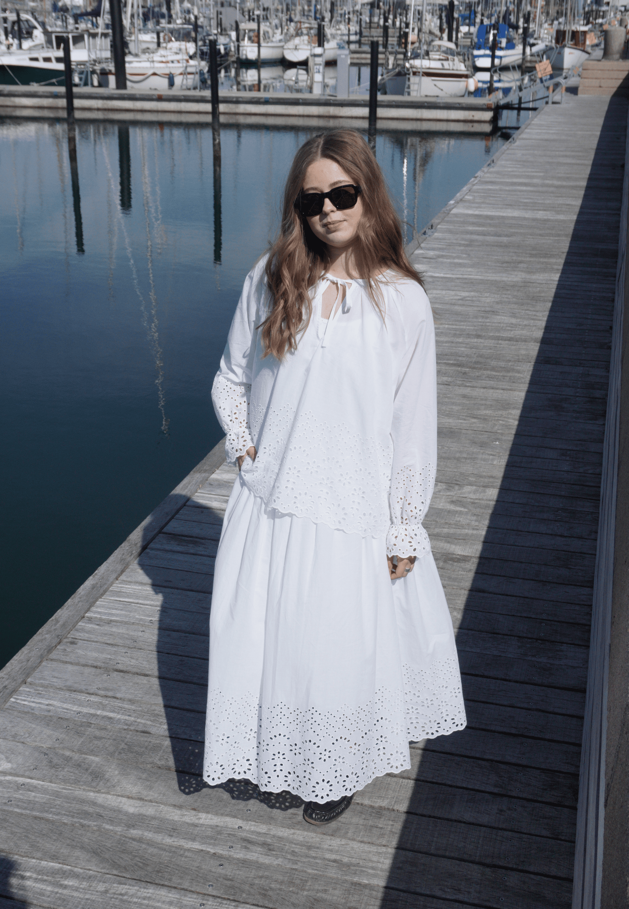 NGSeven NGS.ACADIA Blouse LS Relaxed 10000 White