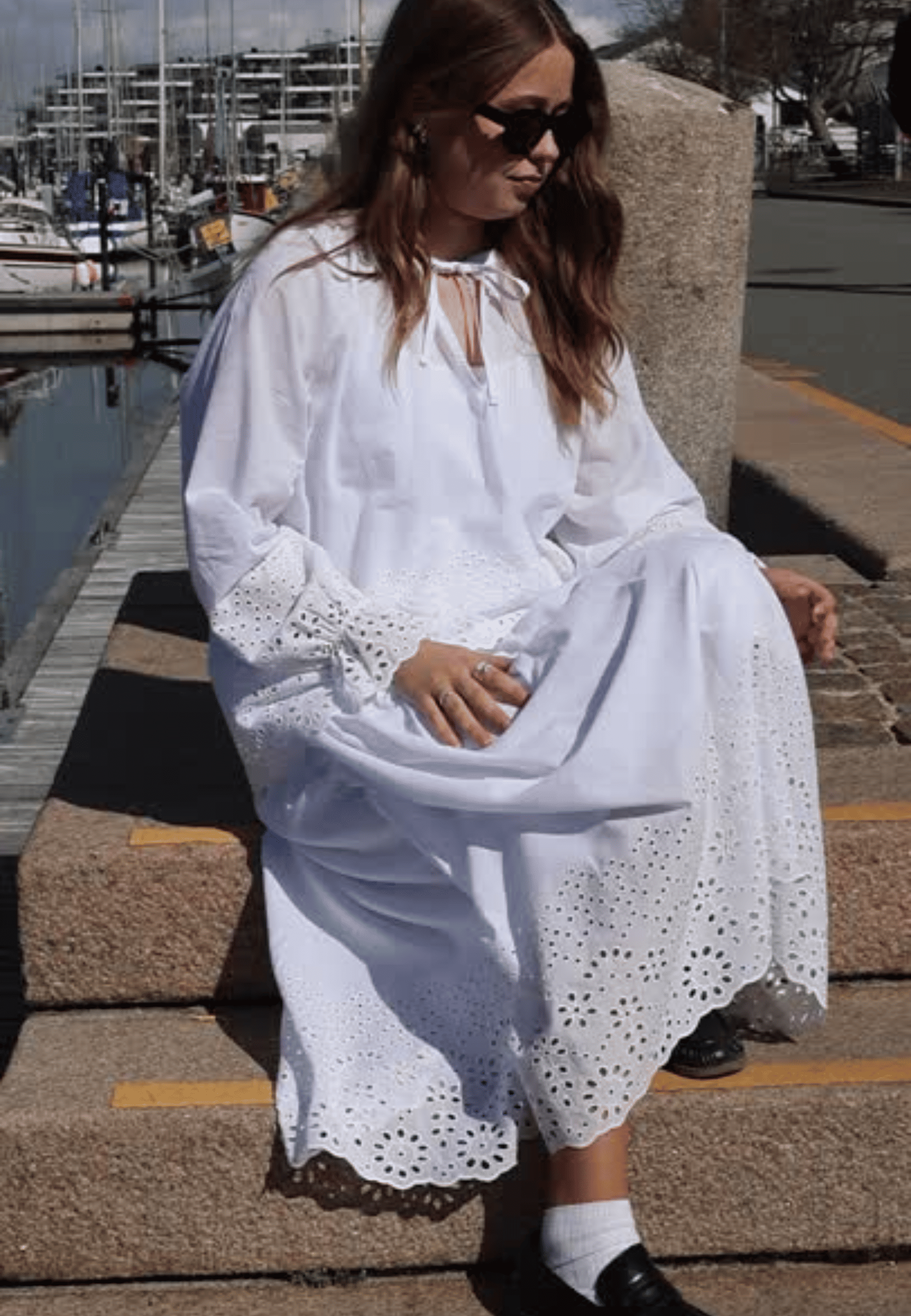 NGSeven NGS.ACADIA Blouse LS Relaxed 10000 White