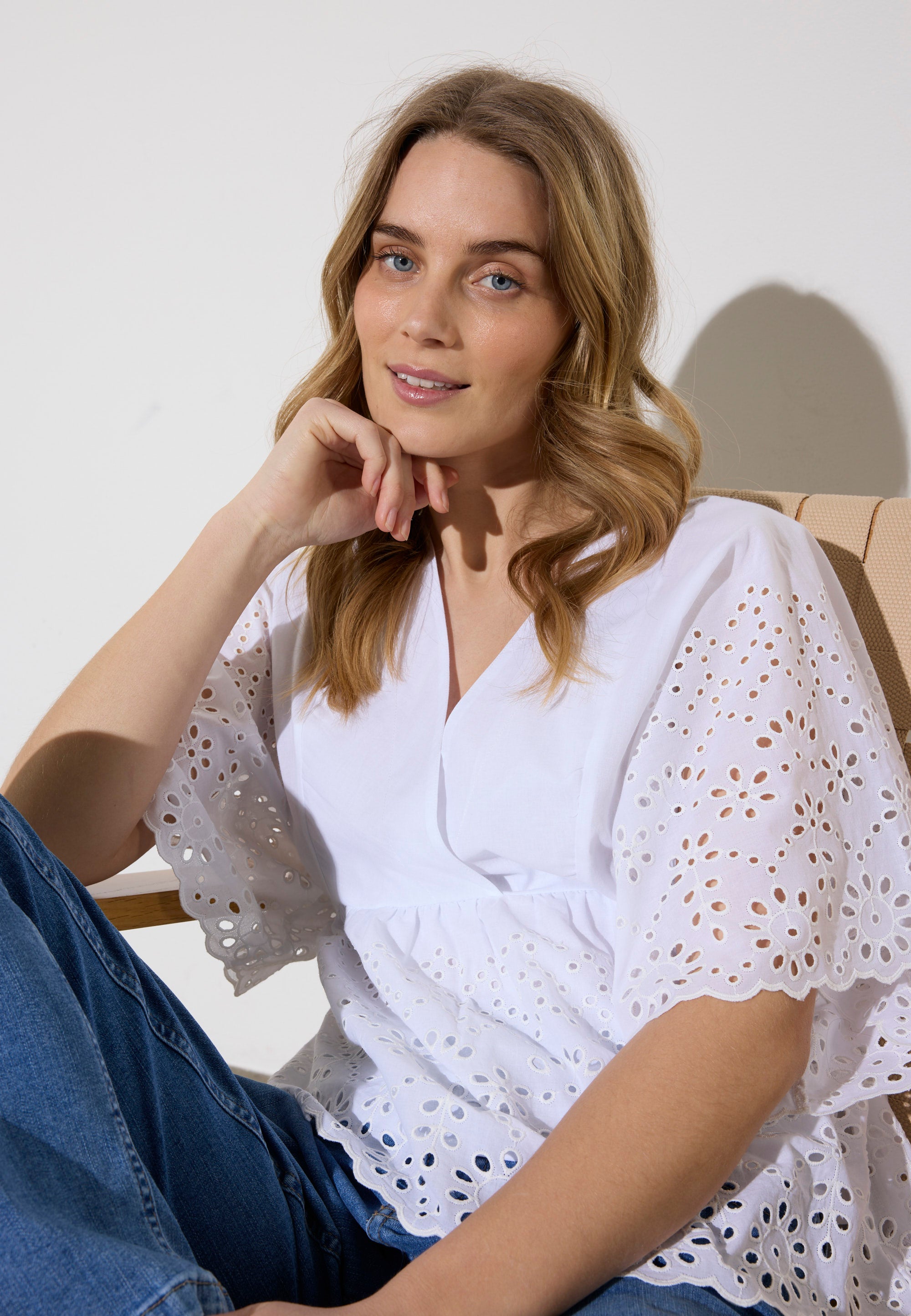 NGSeven NGS.AMOR Blouse Relaxed 10000 White