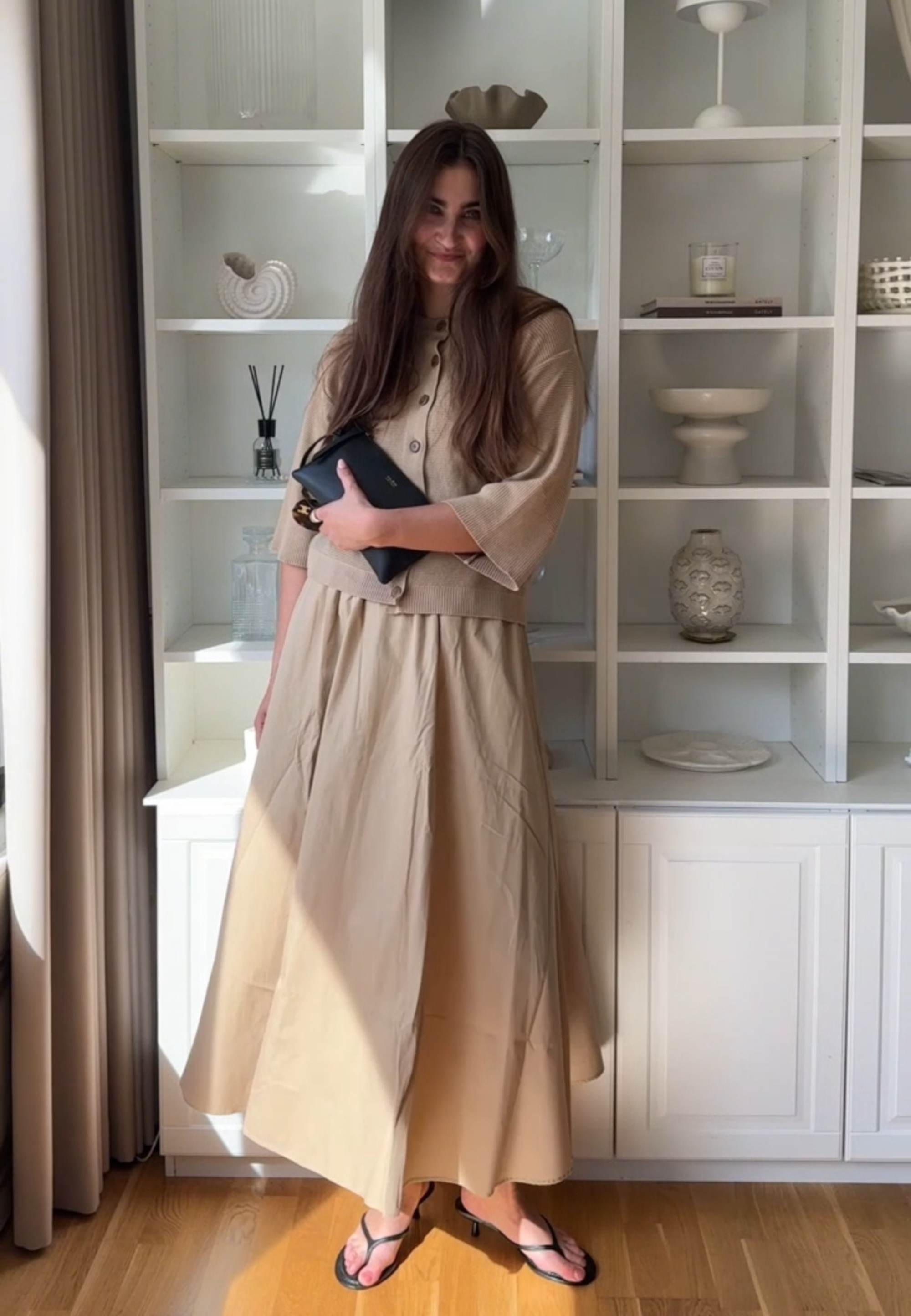 NGSeven NGS.BONZE Skirt Relaxed 28000 Cafe Latte