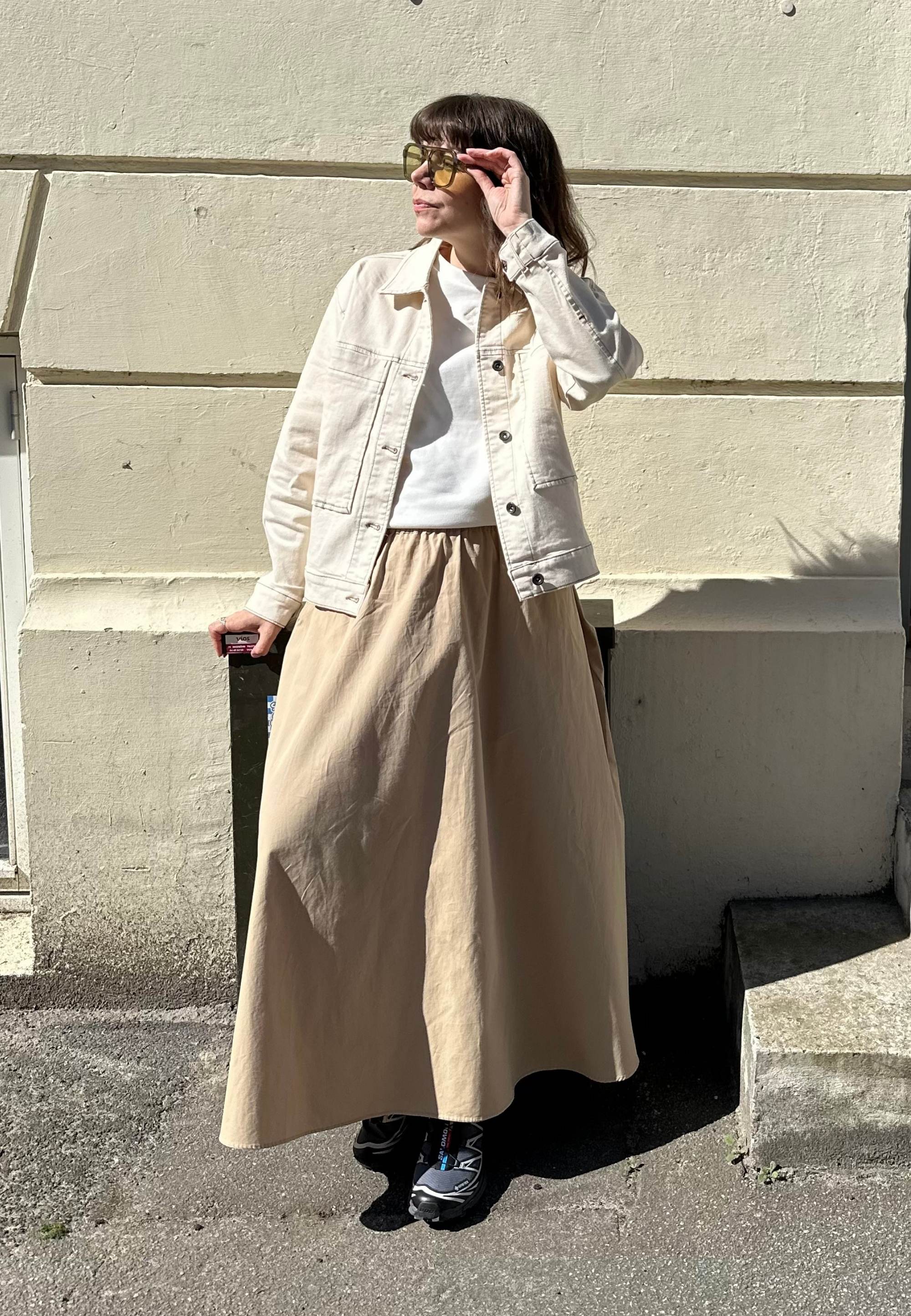 NGSeven NGS.BONZE Skirt Relaxed 28000 Cafe Latte