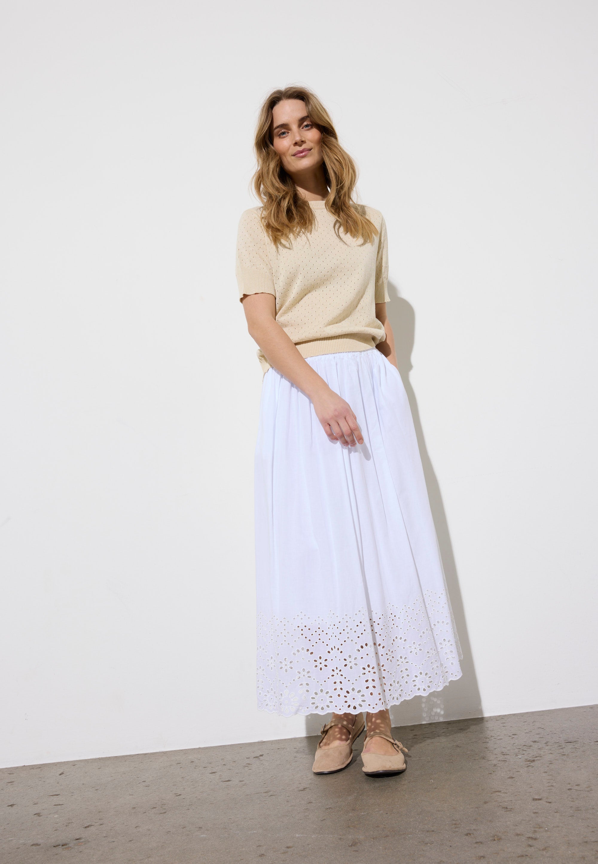 NGSeven NGS.BONZE Skirt Relaxed 10000 White
