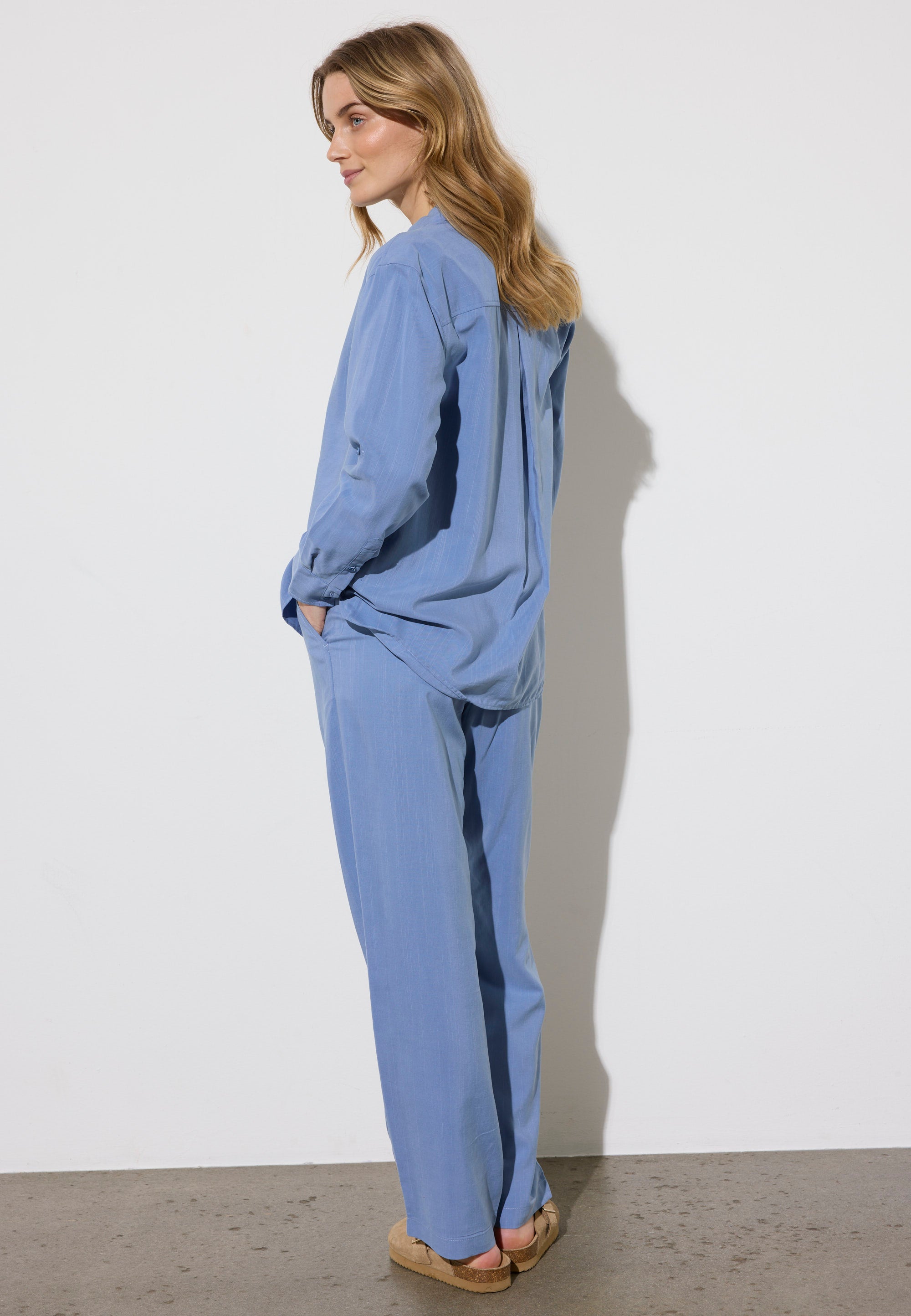 NGSeven NGS.BROOK Relaxed Pants Relaxed 43111 Cornflower Stripe