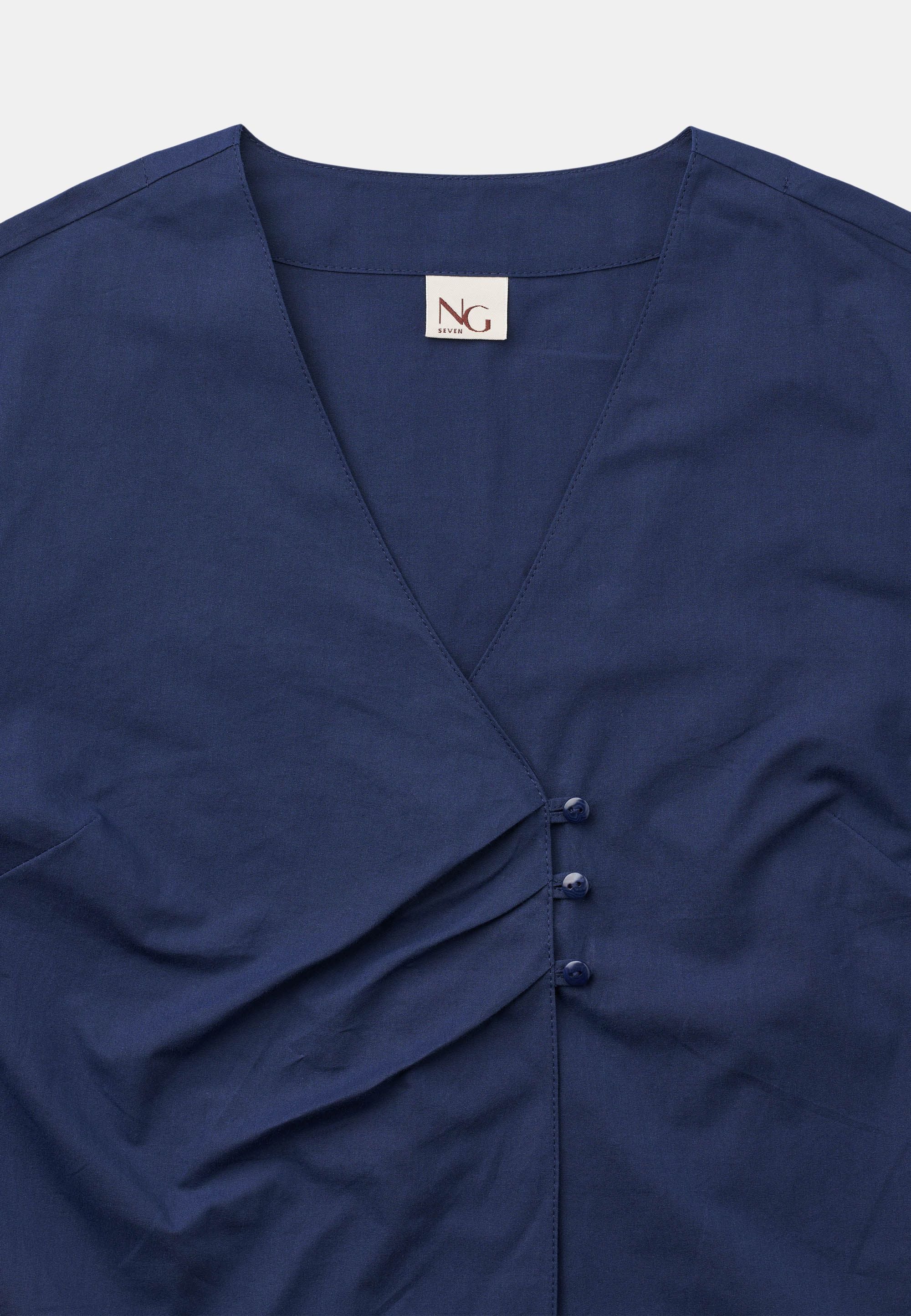 NGSeven NGS.CEDAR Blouse Relaxed 45101 Royal Blue