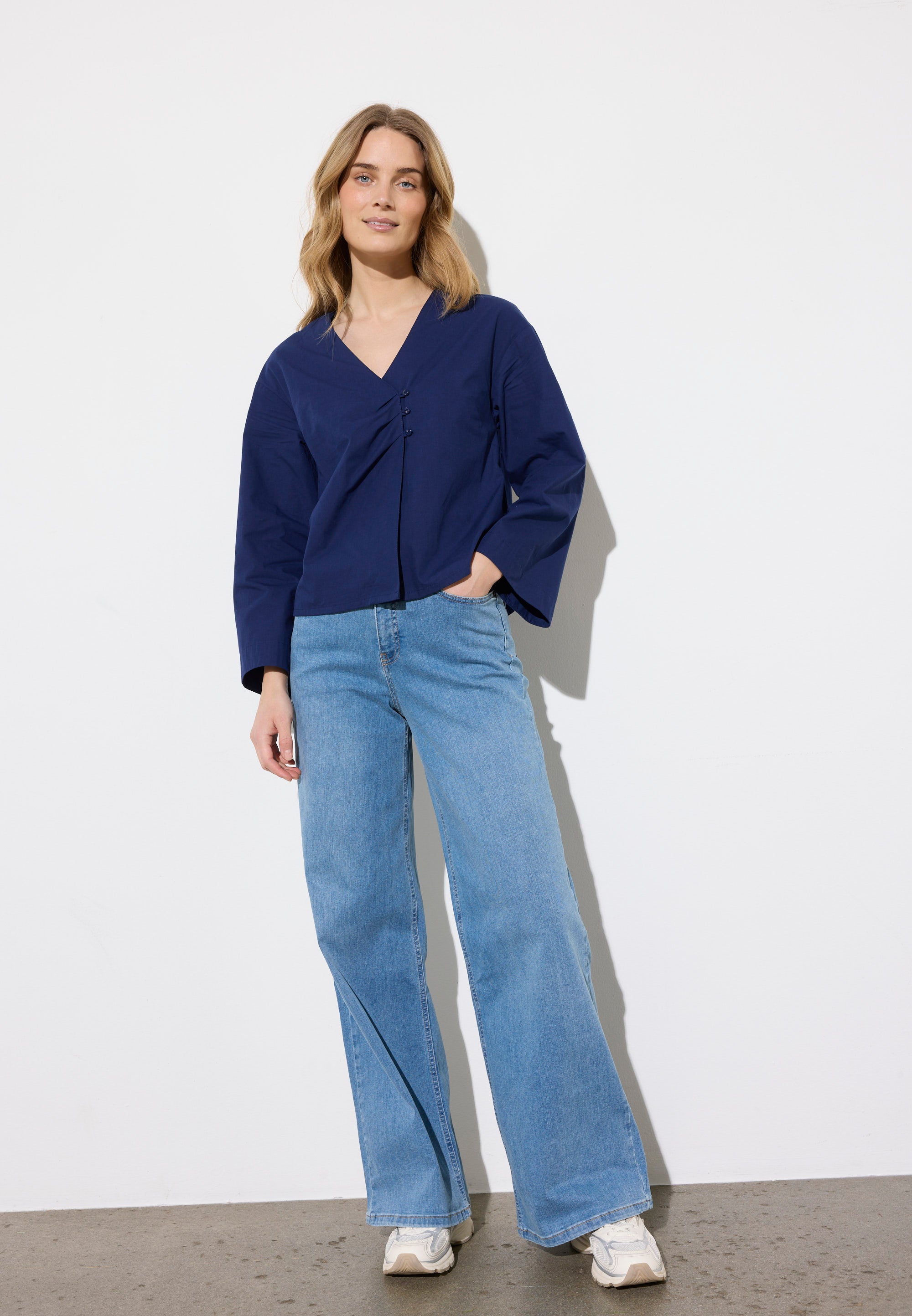 NGSeven NGS.CEDAR Blouse Relaxed 45101 Royal Blue