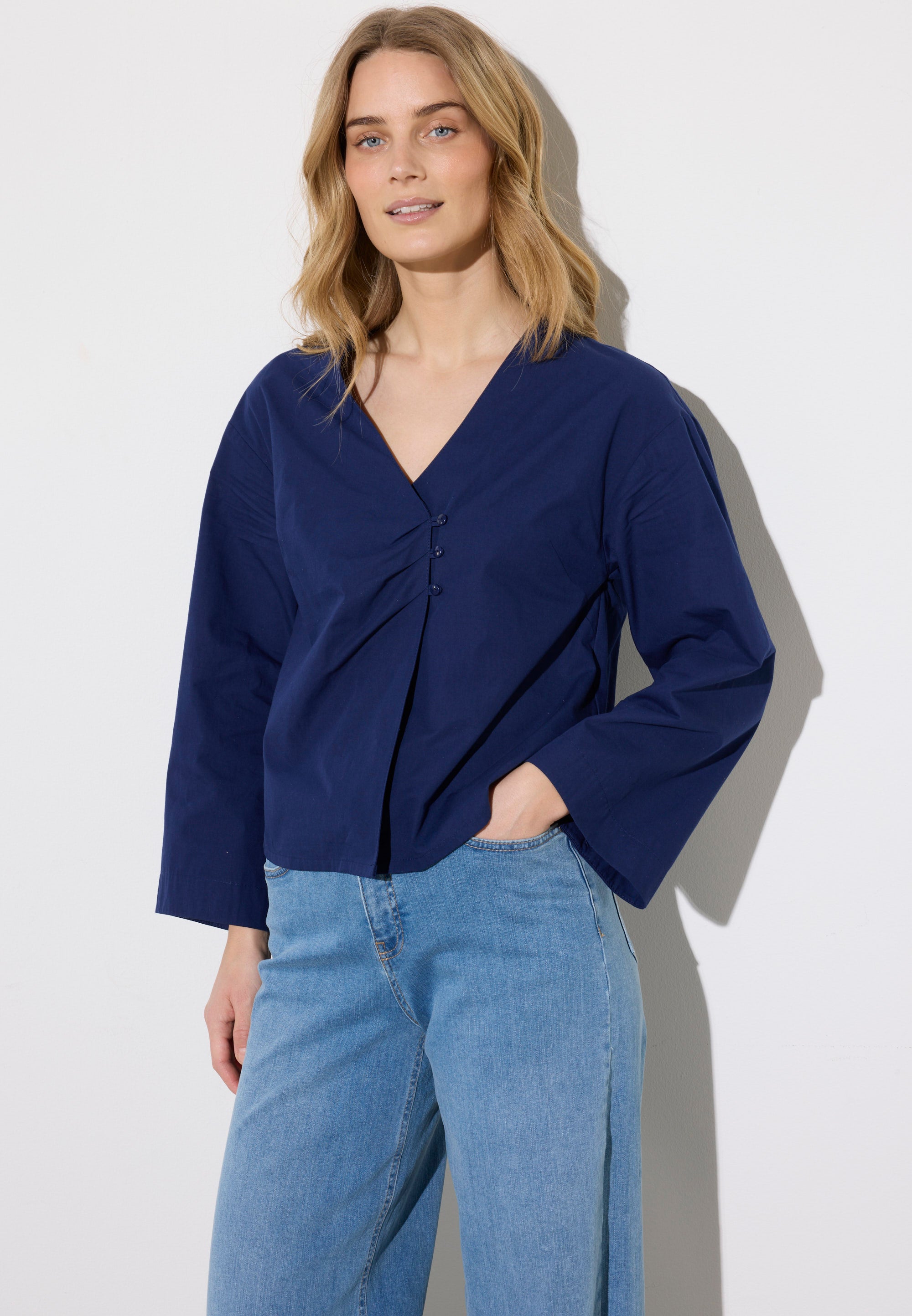 NGSeven NGS.CEDAR Blouse Relaxed 45101 Royal Blue