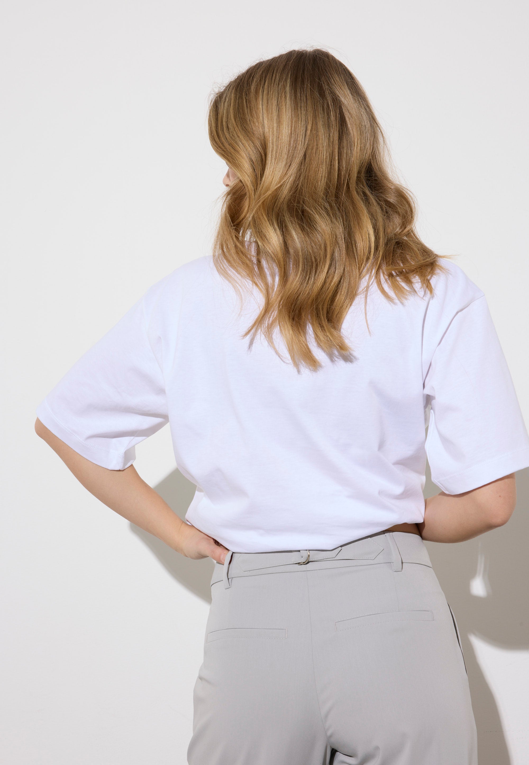 NGSeven NGS.DUKE Tee Relaxed 10009 White Black Print