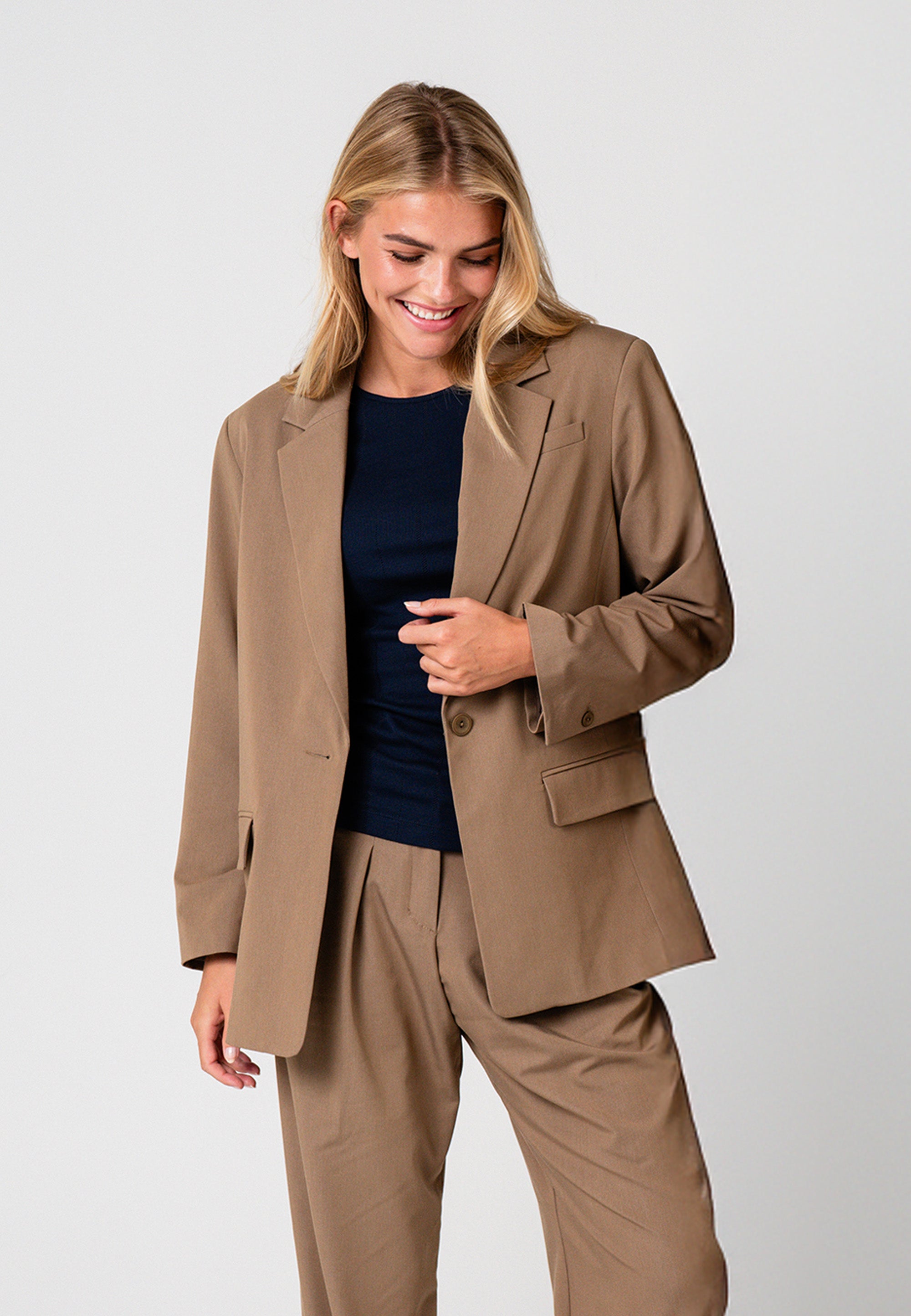 NGSeven NGS.EARTH Oversized Blazer Oversized 84003 Brown