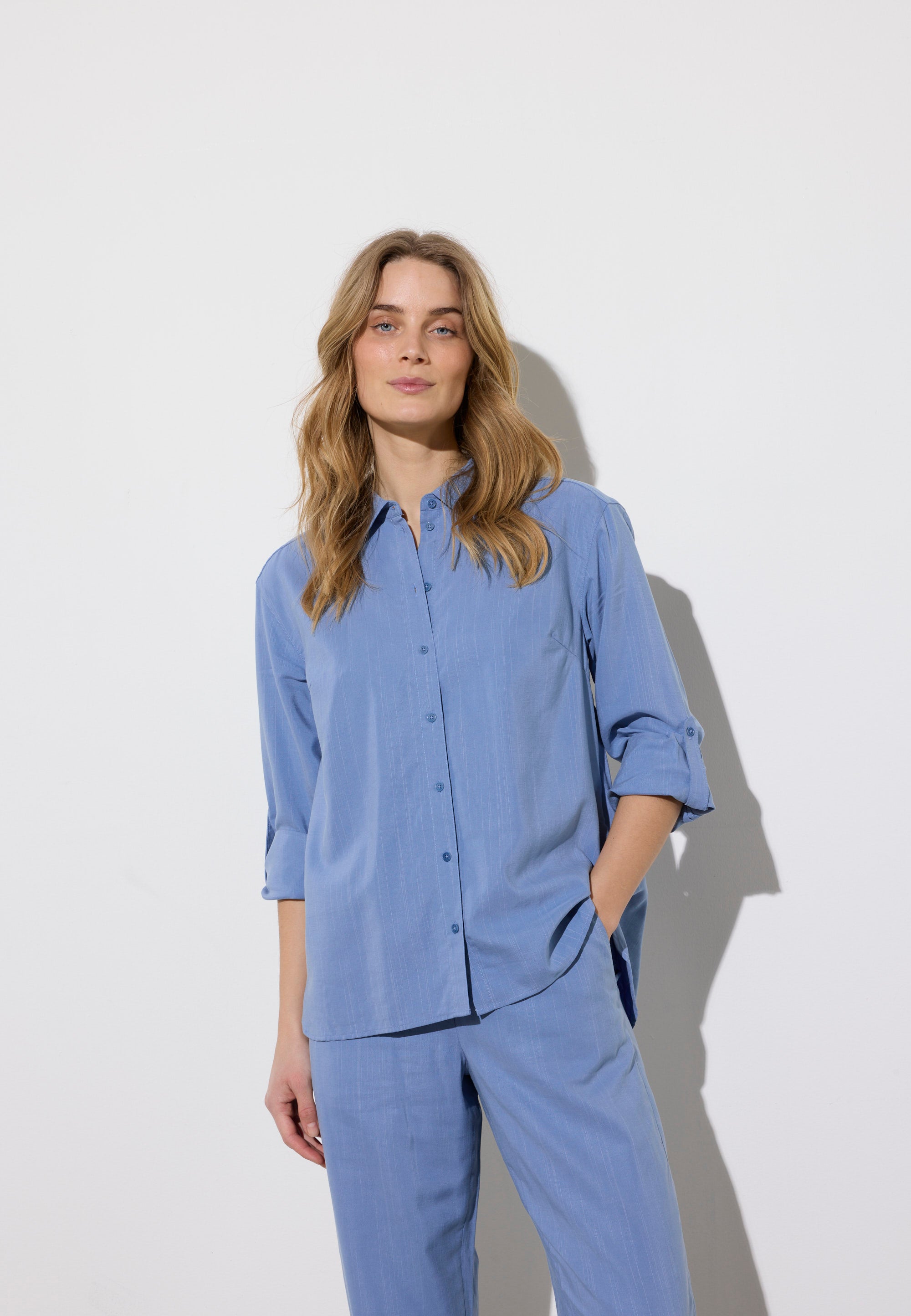 NGSeven NGS.EDITH Shirt Relaxed 43111 Cornflower Stripe