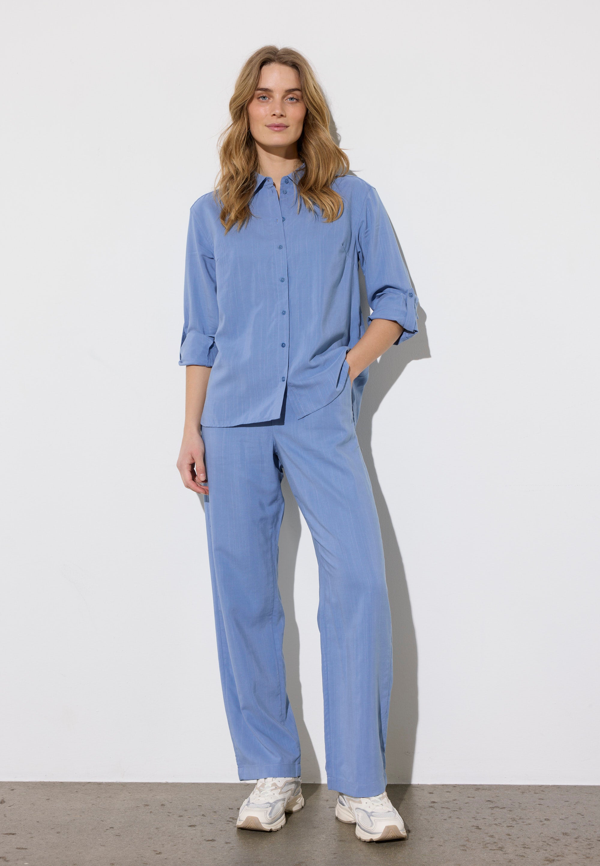 NGSeven NGS.EDITH Shirt Relaxed 43111 Cornflower Stripe