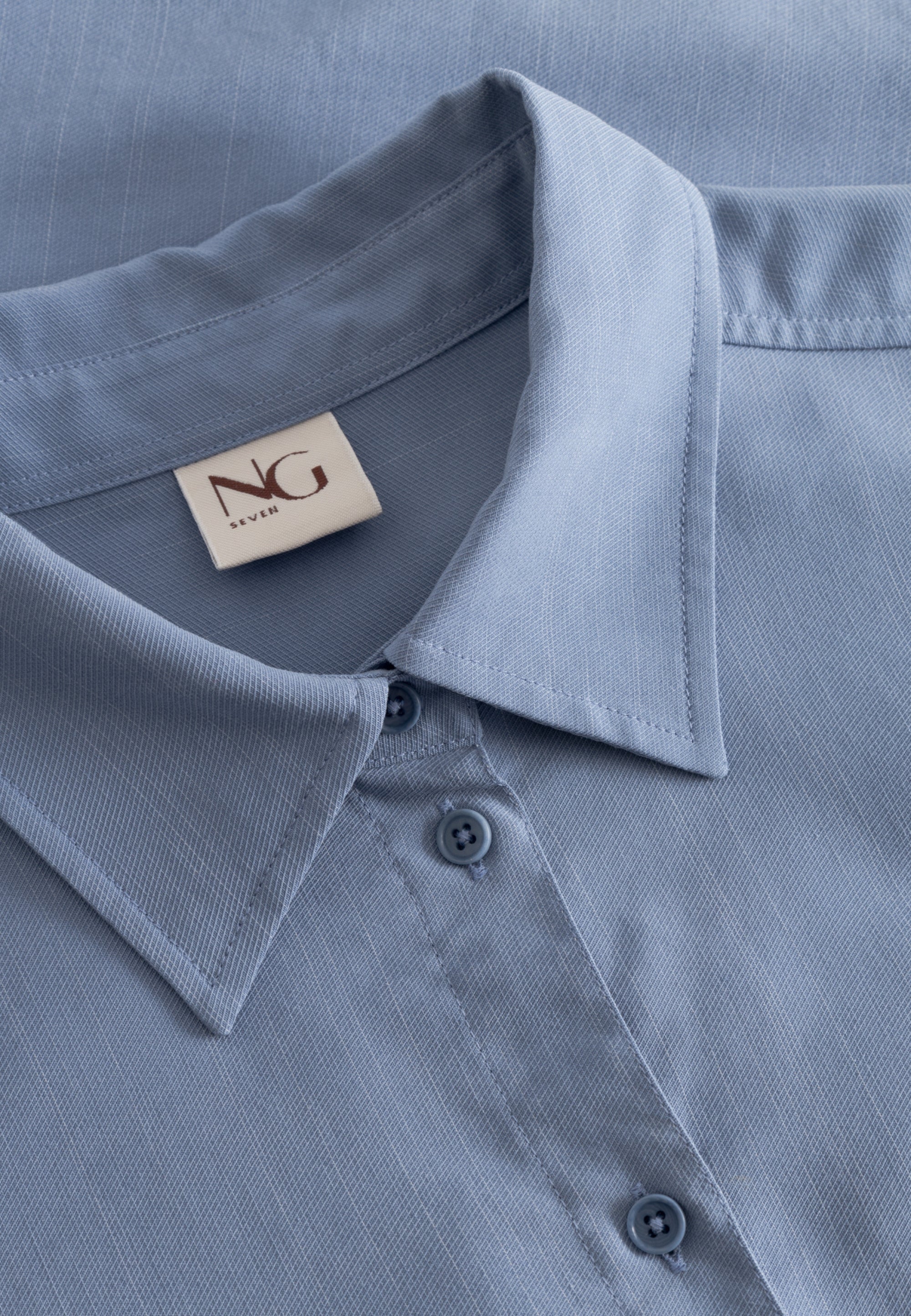 NGSeven NGS.EDITH Shirt ls Relaxed 43111 Cornflower Stripe