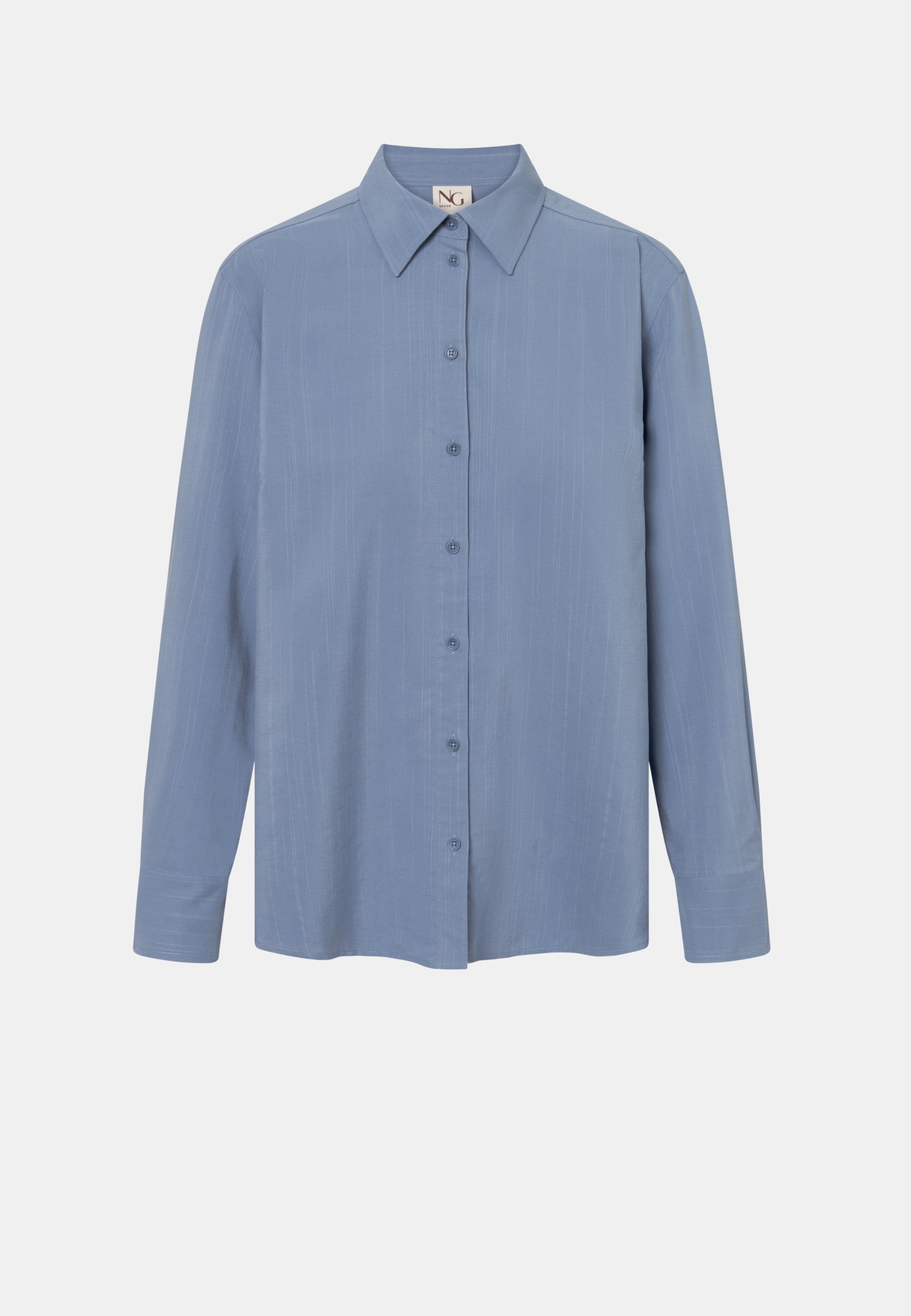 NGSeven NGS.EDITH Shirt ls Relaxed 43111 Cornflower Stripe
