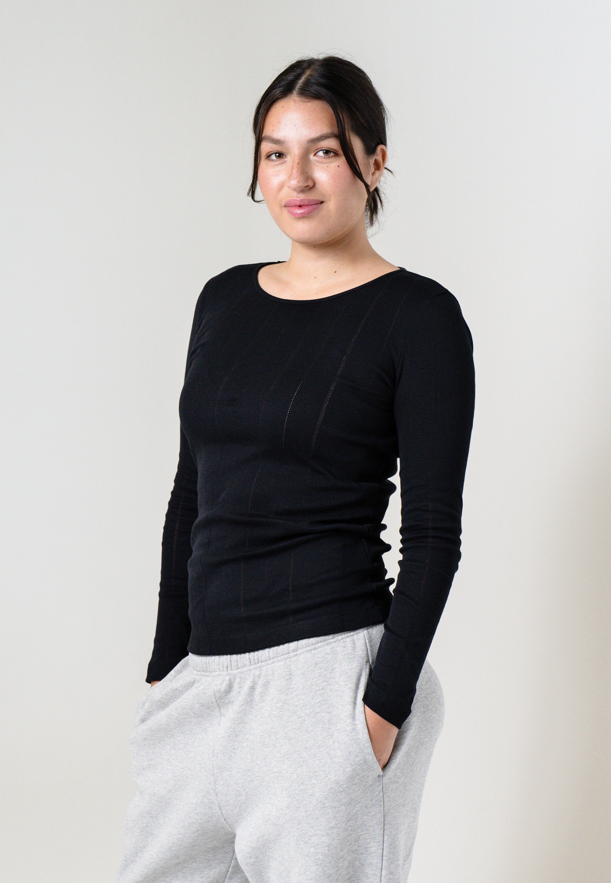 NGSeven NGS.HILL Tee LS Stretched to fit 99000 Black