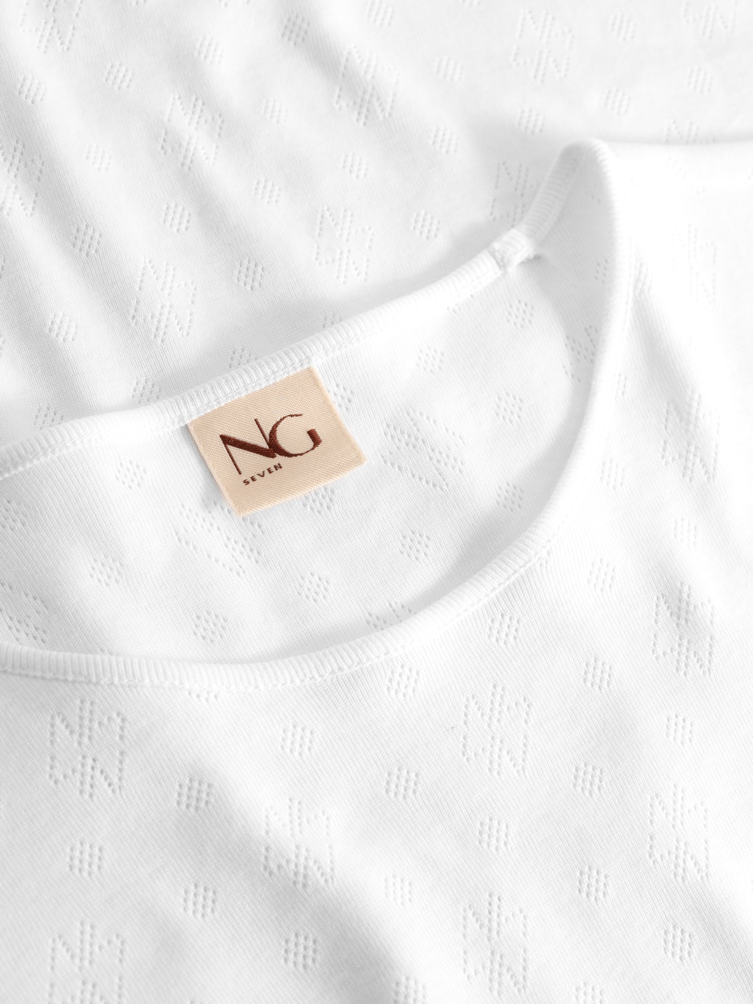 NGSeven NGS.HILL Tee ss - white Stretched to fit 10000 White