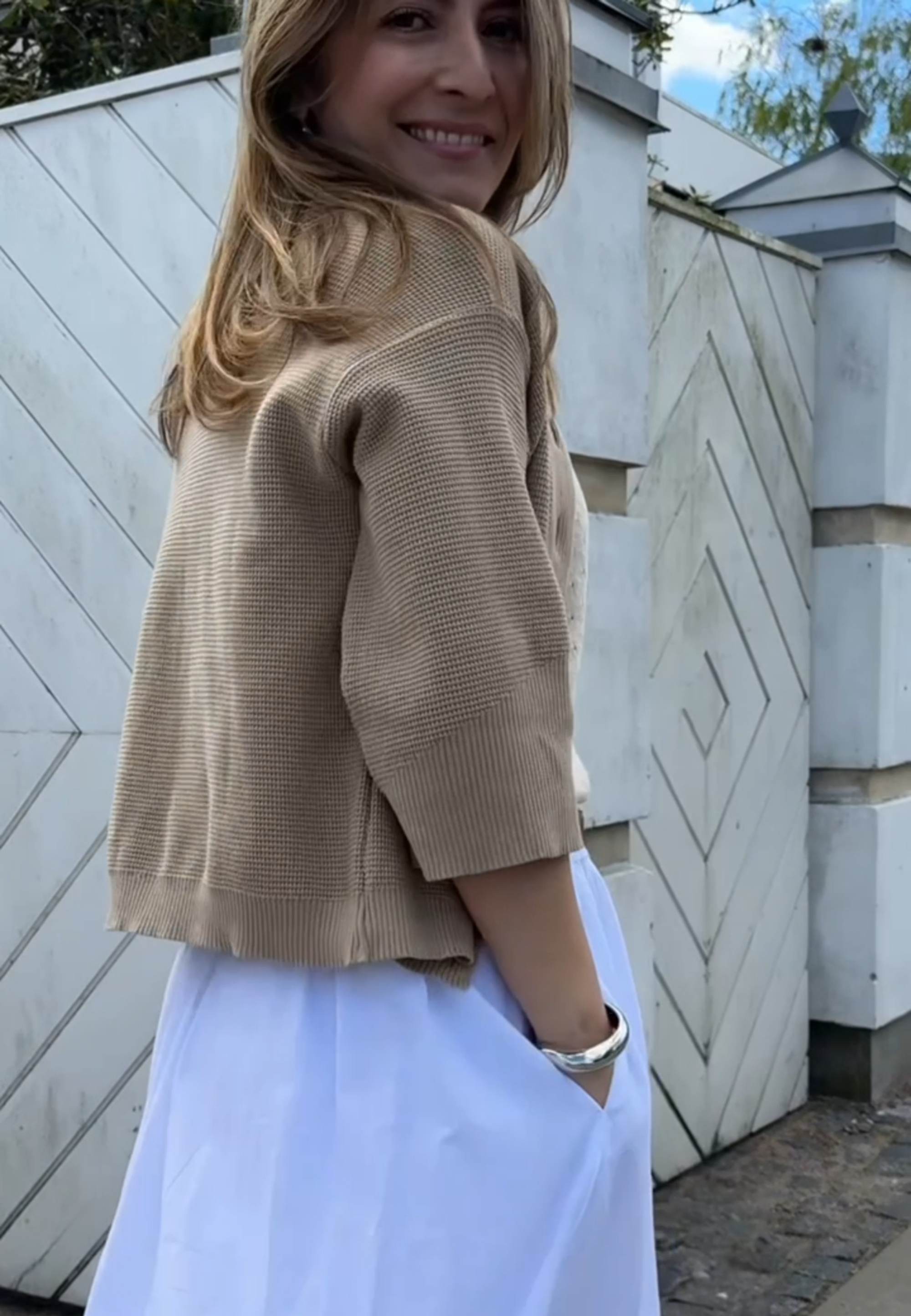 NGSeven NGS.LYNETH Cardigan Regular 28000 Cafe Latte
