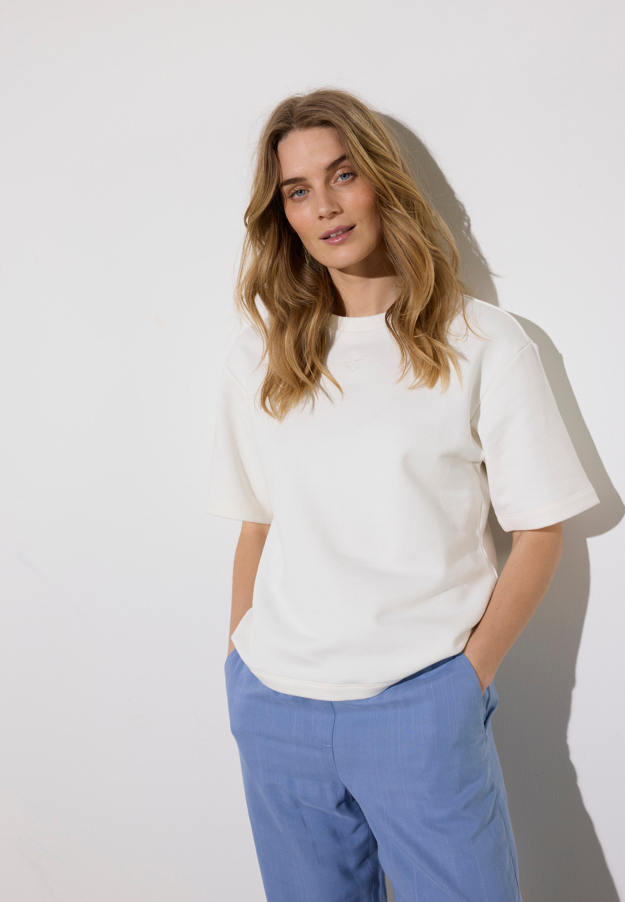 NGSeven NGS.MOUNTAIN Tee Relaxed 10002 Milk