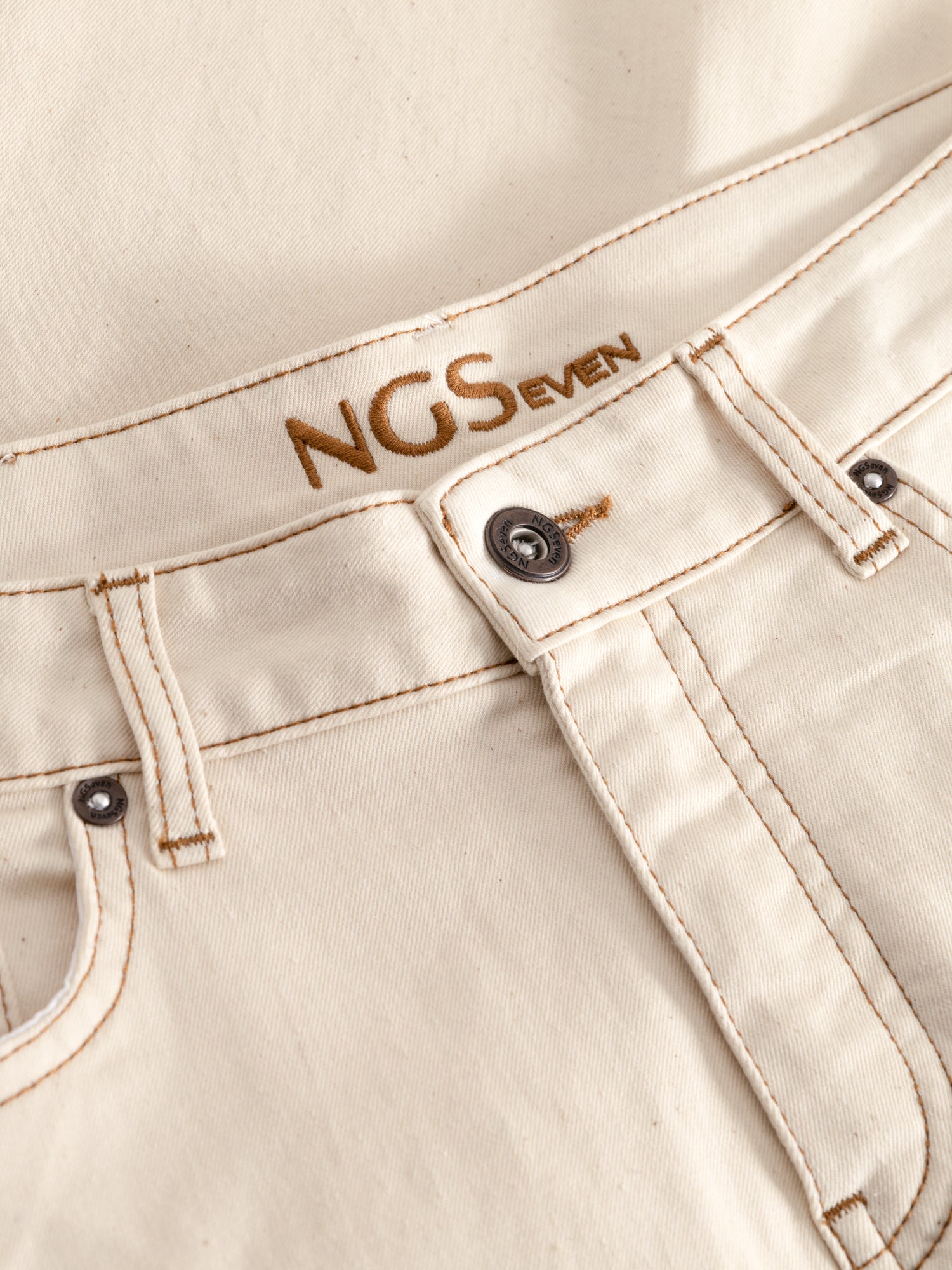 NGSeven NGS.OCEAN Bermuda Shorts Loose 11200 Latte denim