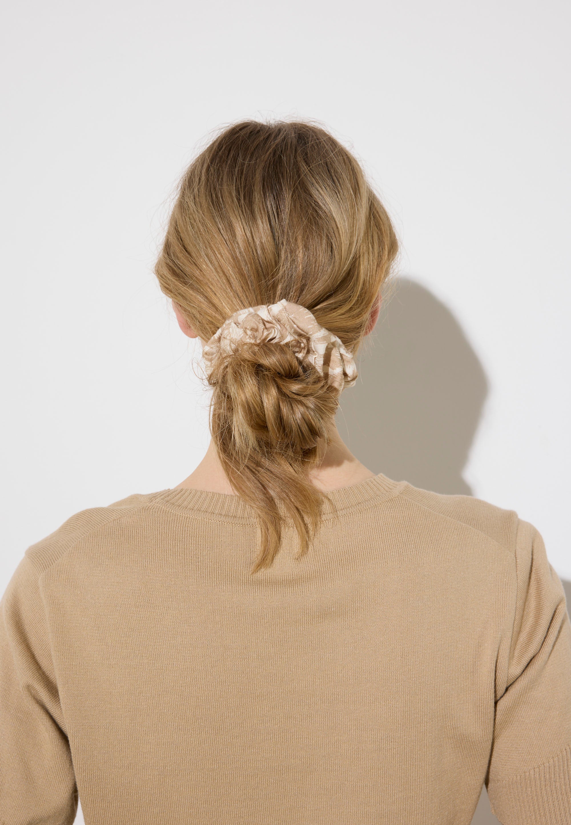 NGSeven NGS.PAPILLON Scrunchie 13028 Birch cafe latte leopard