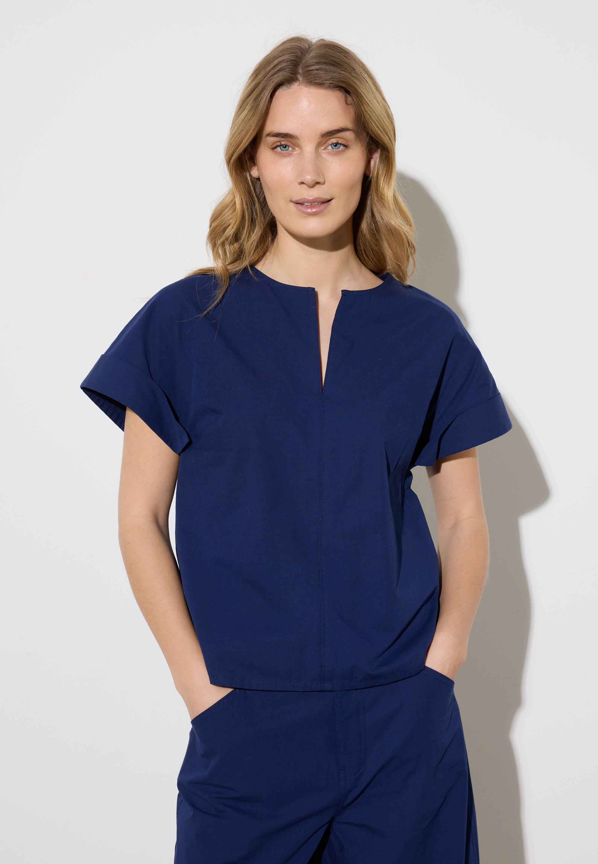 NGSeven NGS.PINE Blouse Relaxed 45101 Royal Blue