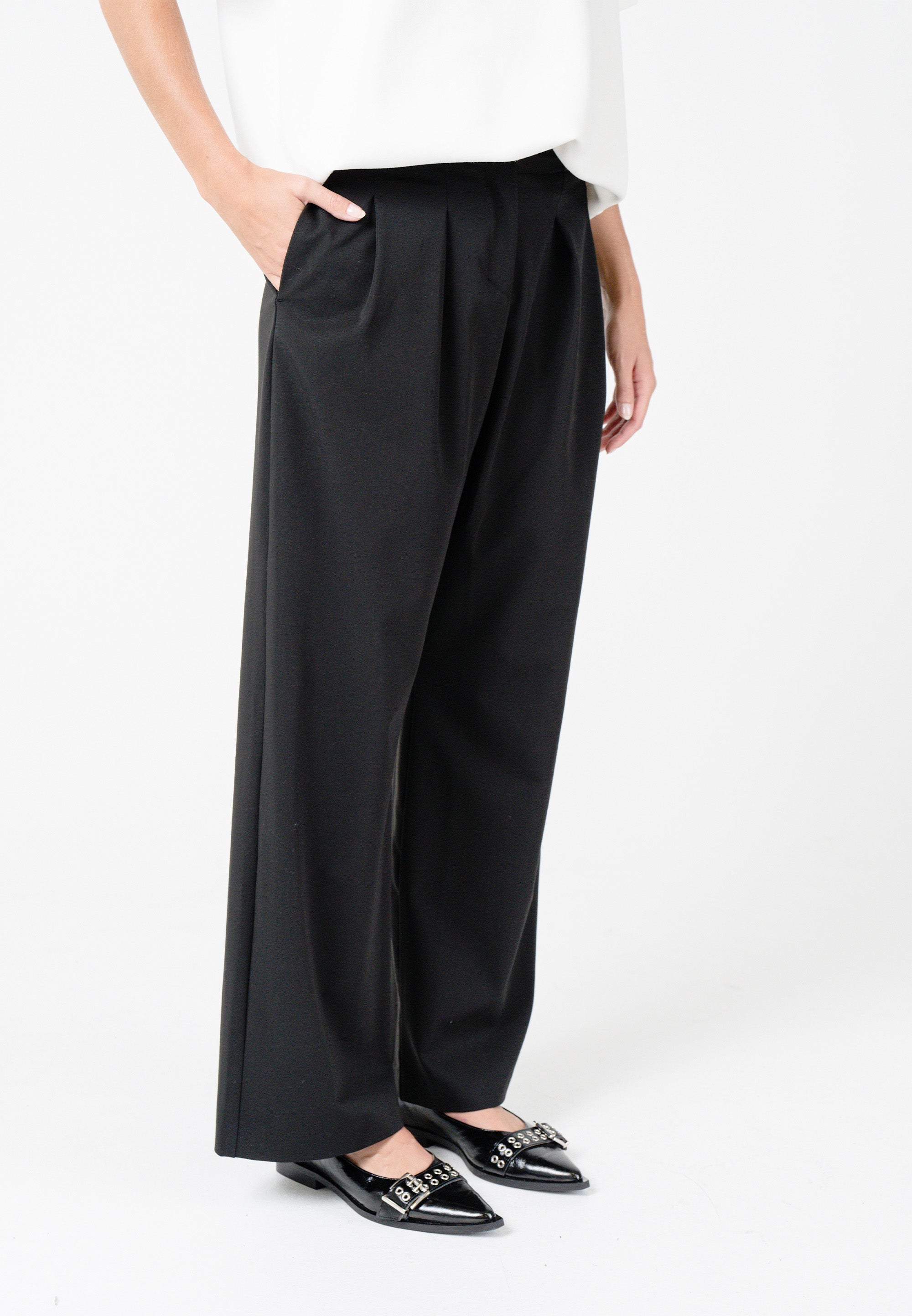 NGSeven NGS.POND Loose Trousers Loose 99000 Black