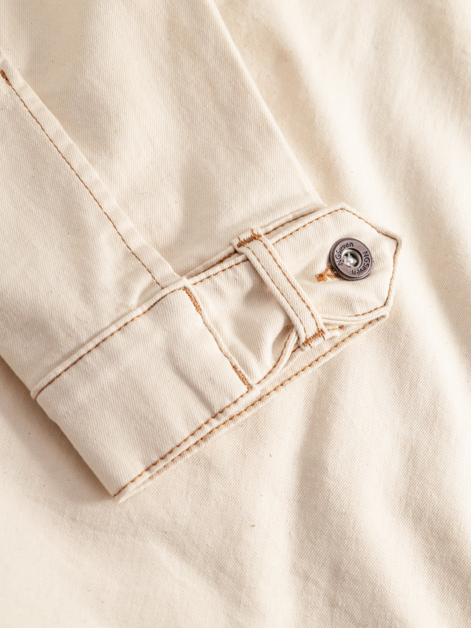 NGSeven NGS.SAGA Boxy Jacket Relaxed 11200 Latte denim