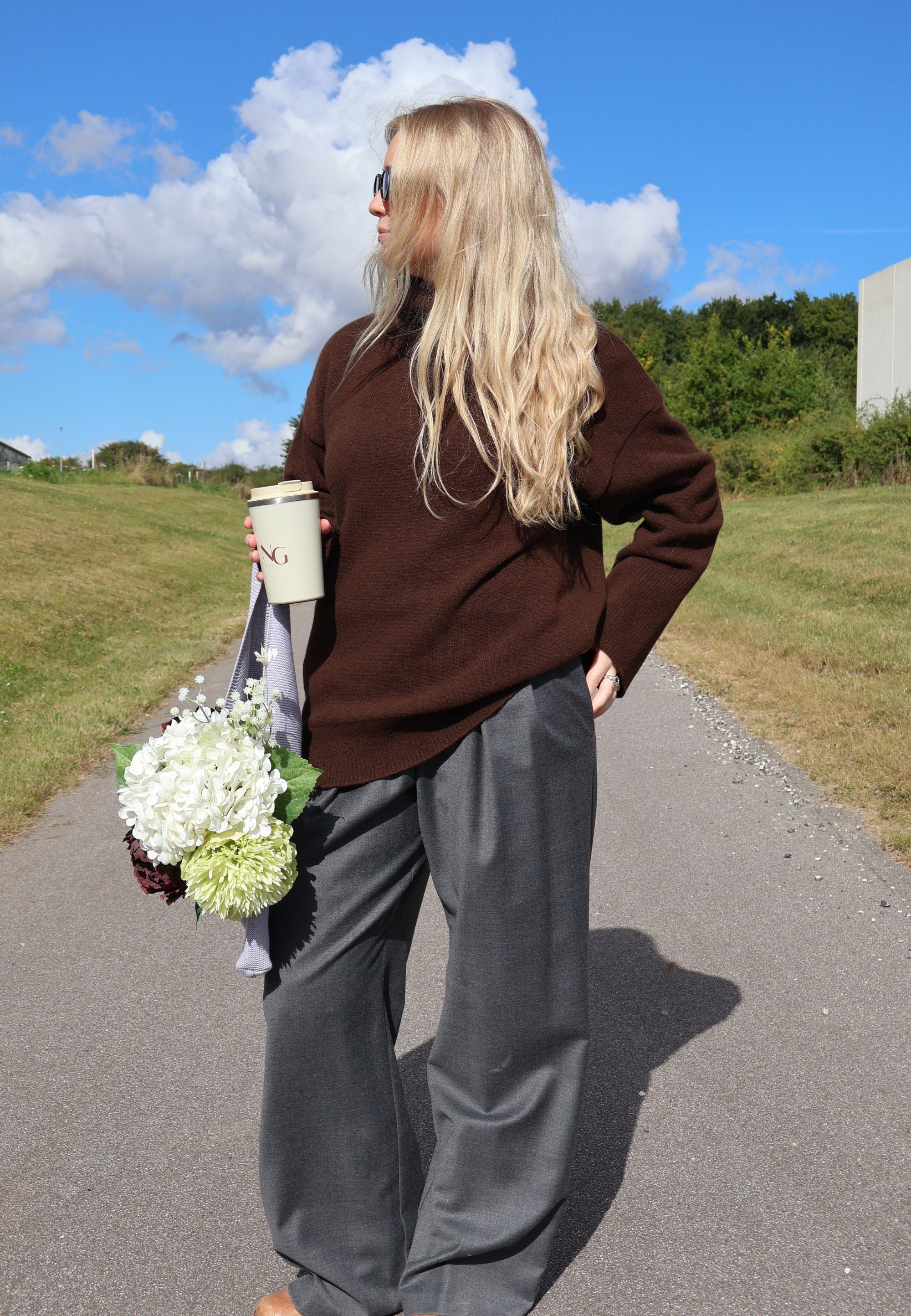 NGSeven NGS.WOODS Sweater Relaxed 89502 Molé melange