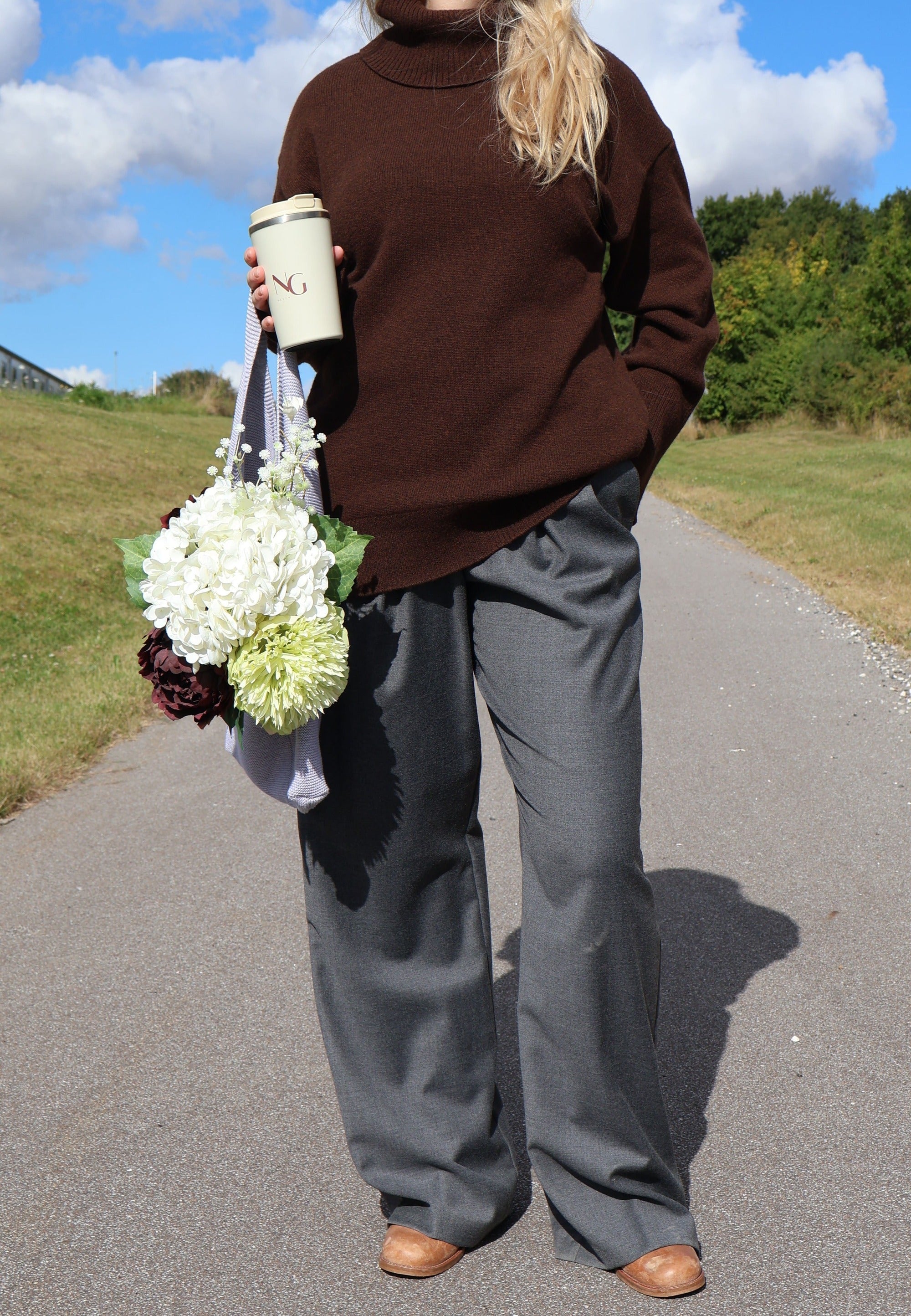 NGSeven NGS.WOODS Sweater Relaxed 89502 Molé melange