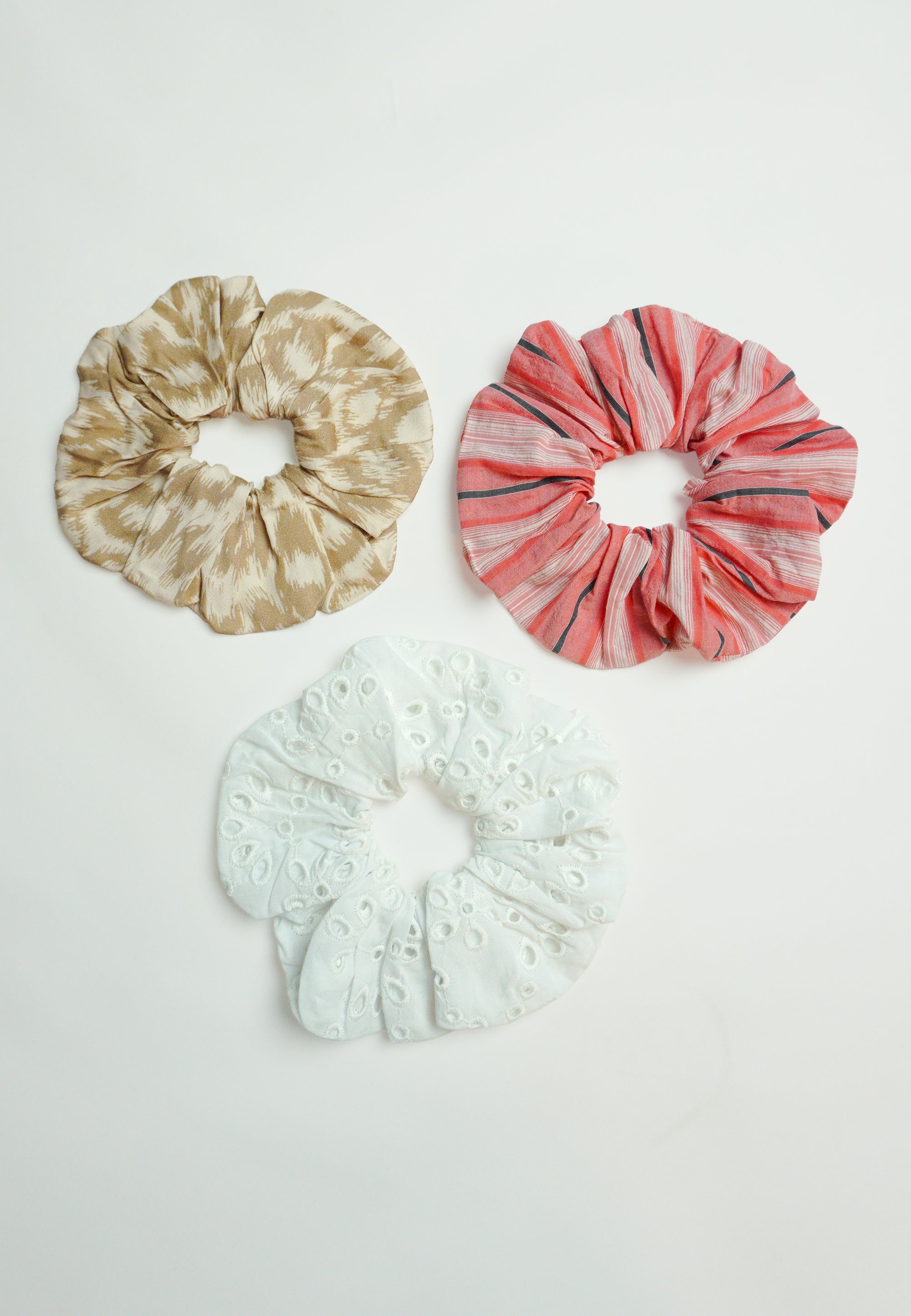 NGSeven PAPILLON Scrunchie 13028 Birch cafe latte leopard
