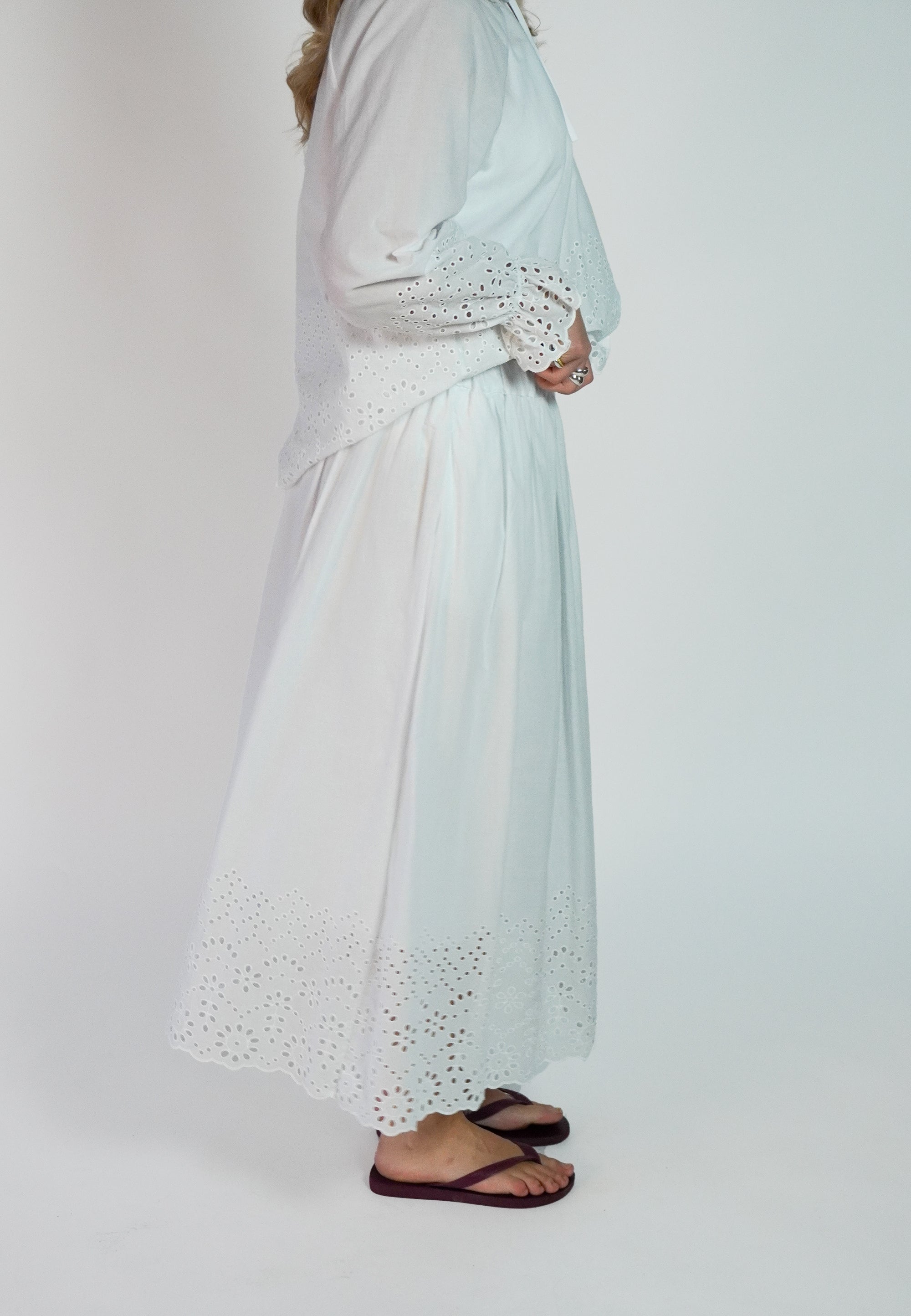 NGSeven BONZE Skirt Relaxed 10000 White