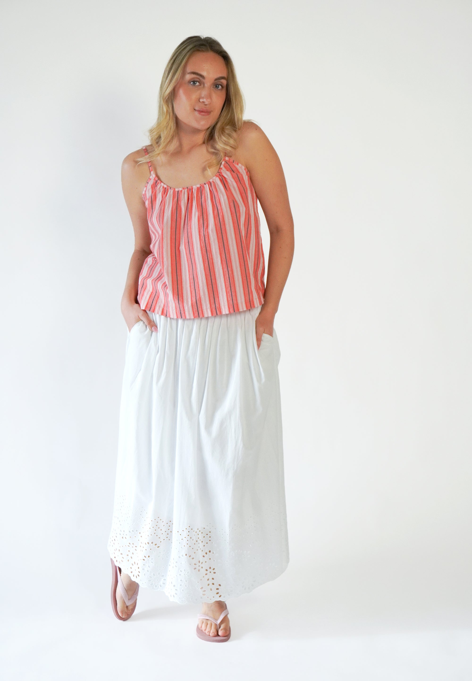 NGSeven BONZE Skirt Relaxed 10000 White