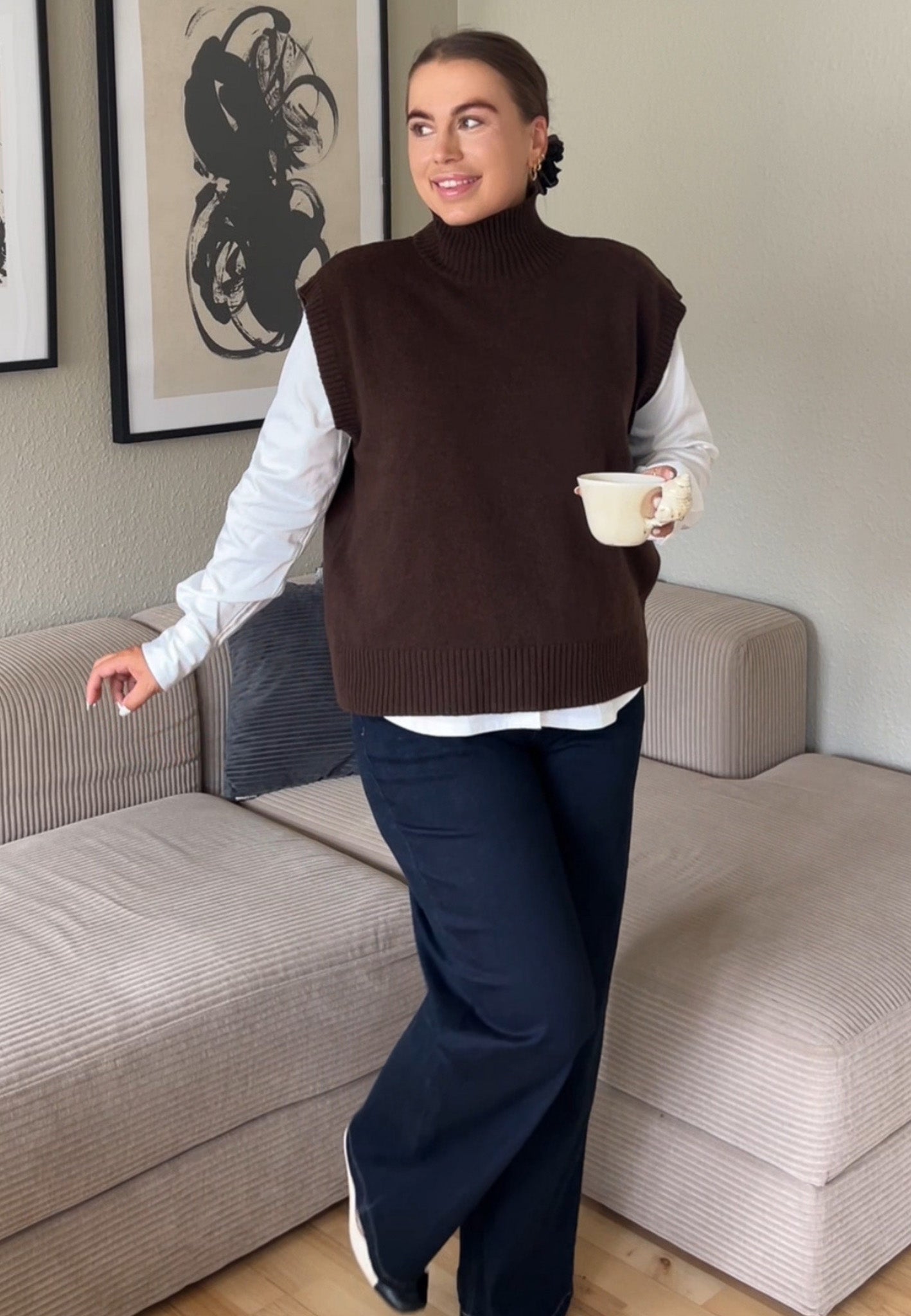 NGSeven LION Vest Relaxed 89502 Molé melange
