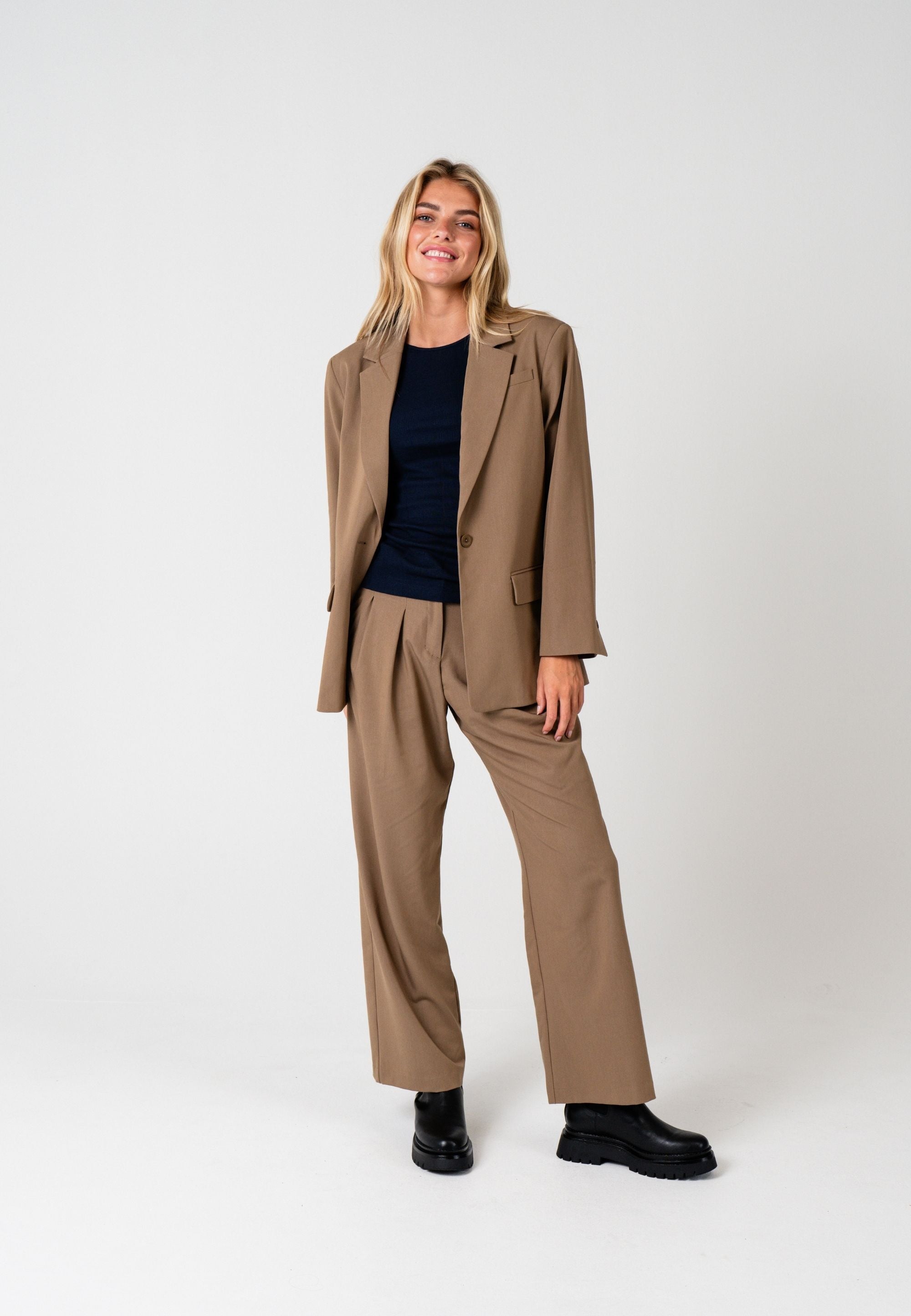 NGSeven NGS.POND Loose Trousers Loose 84003 Brown