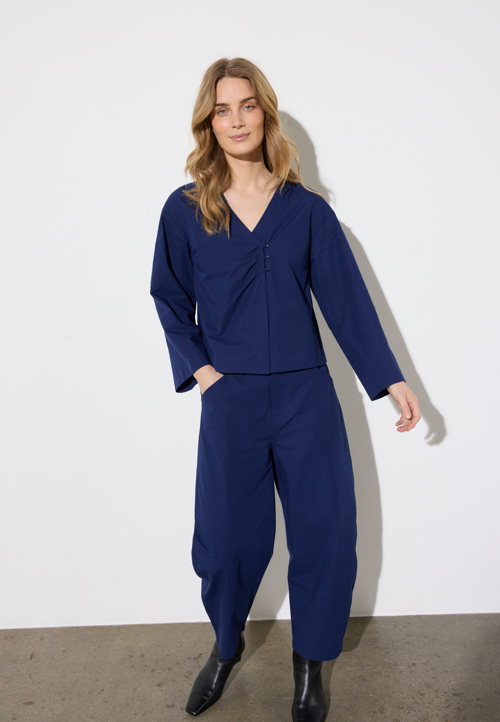 NGSeven NGS.CEDAR Blouse Relaxed 45101 Royal Blue