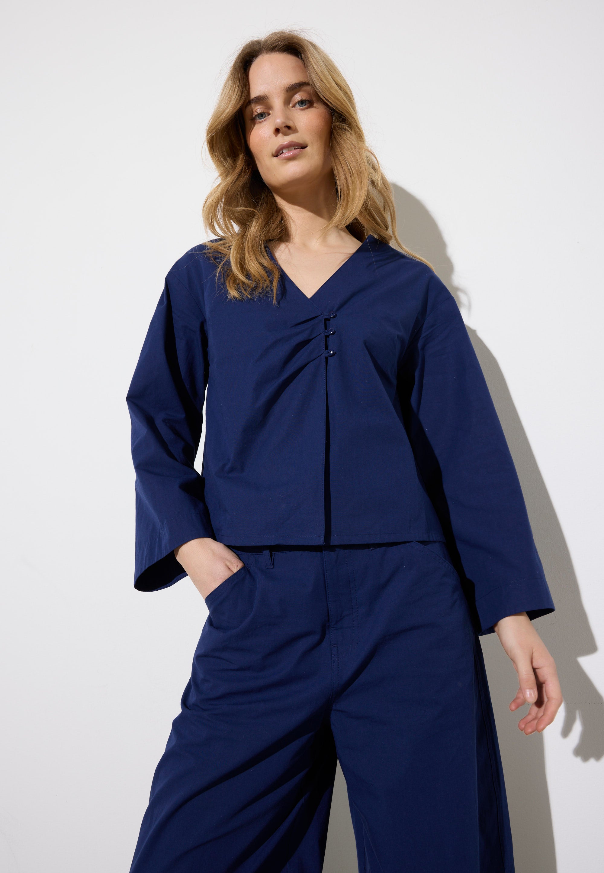 NGSeven NGS.CEDAR Blouse Relaxed 45101 Royal Blue