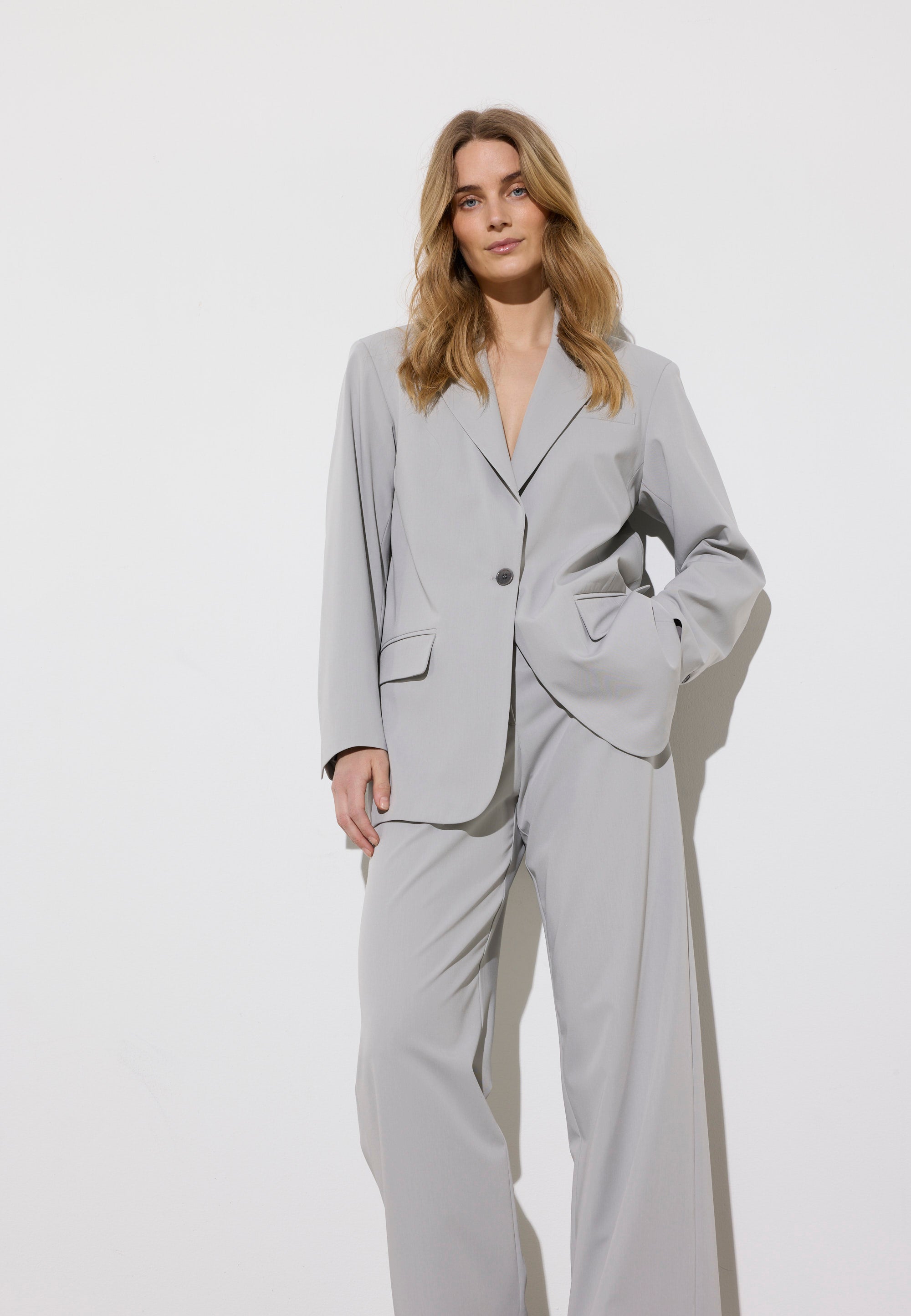 NGSeven NGS.EARTH Oversized Blazer Oversized 91001 Paloma Grey