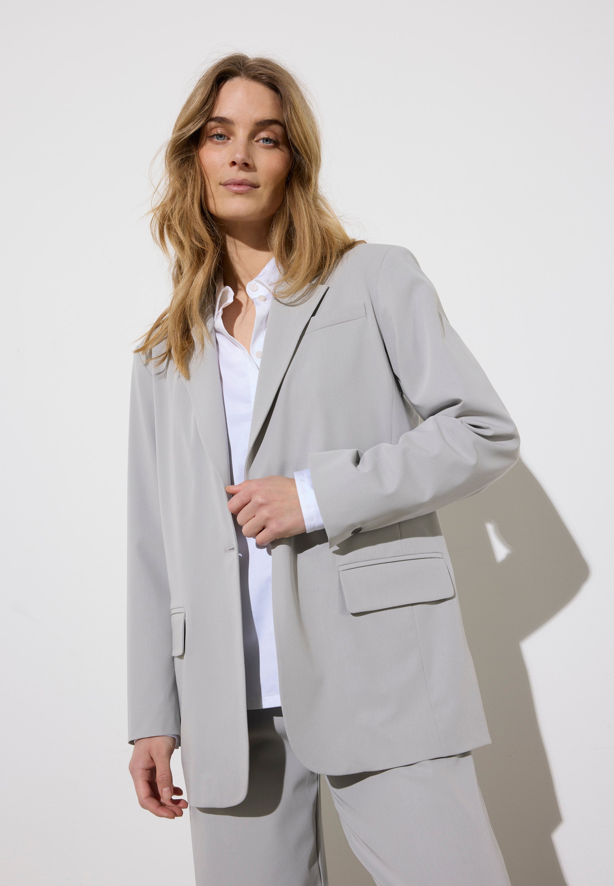 NGSeven NGS.EARTH Oversized Blazer Oversized 91001 Paloma Grey