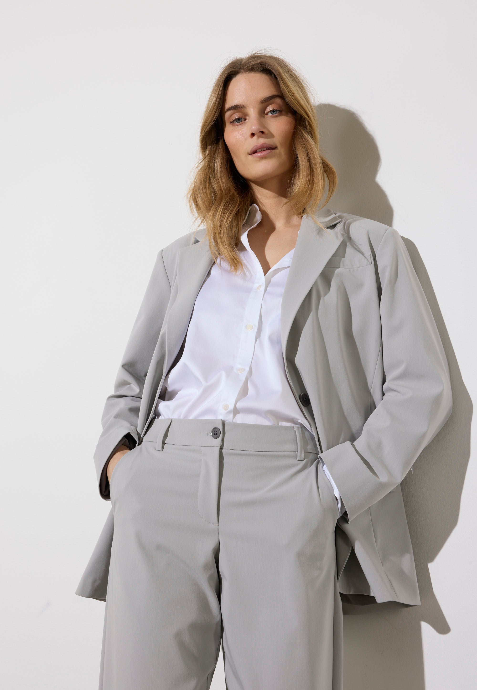 NGSeven NGS.EARTH Oversized Blazer Oversized 91001 Paloma Grey