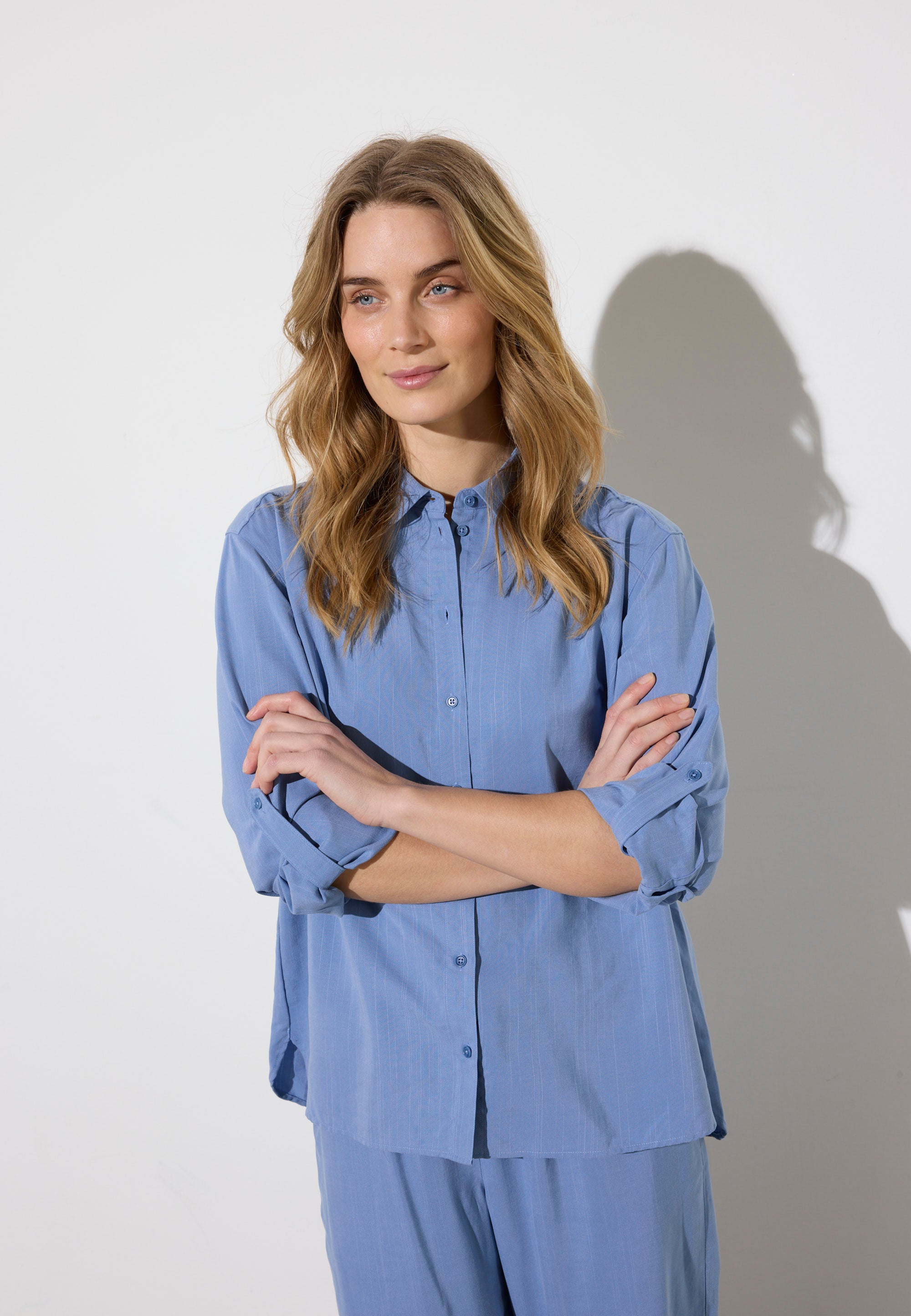 NGSeven NGS.EDITH Shirt Relaxed 43111 Cornflower Stripe