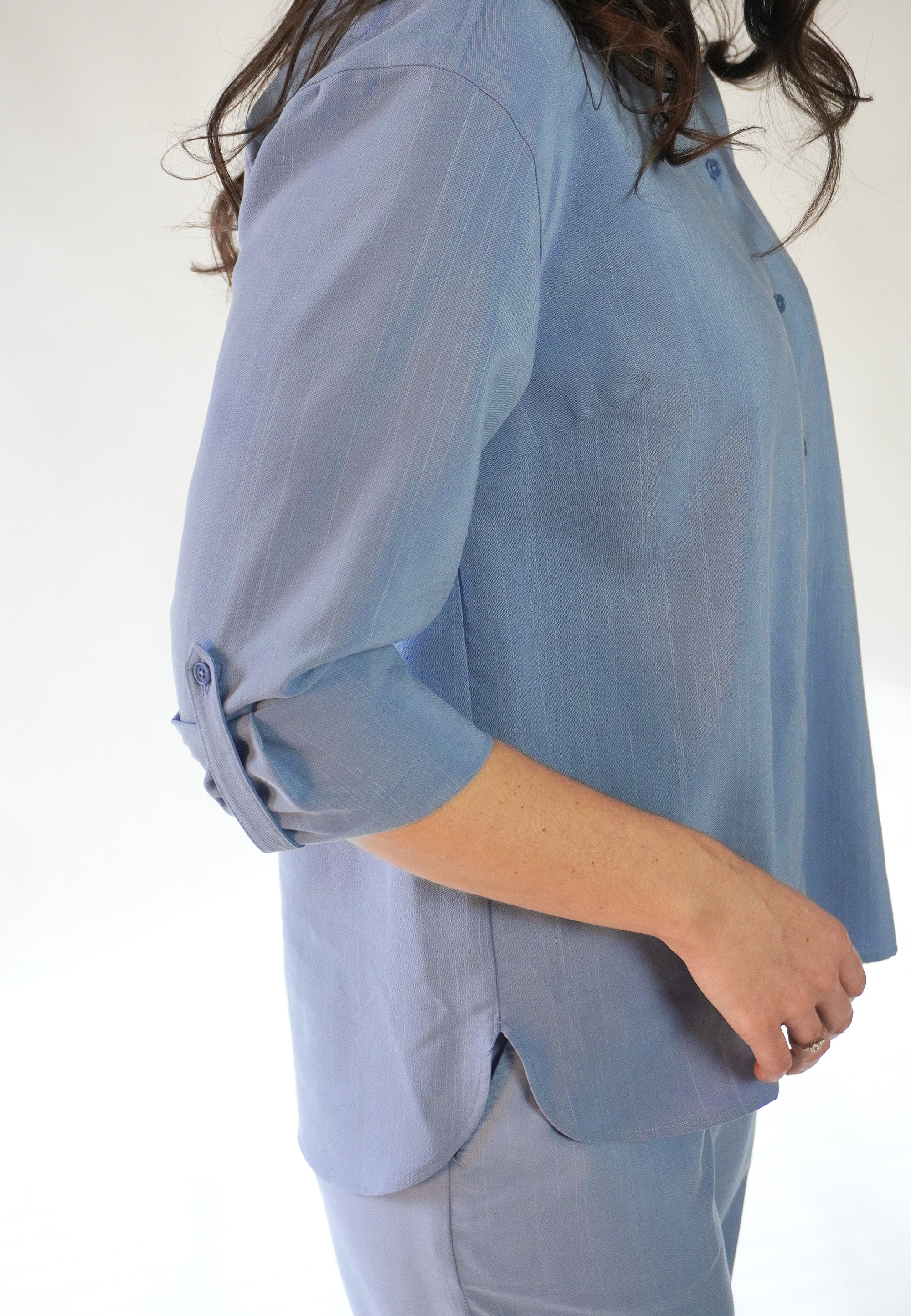 NGSeven NGS.EDITH Shirt ls Relaxed 43111 Cornflower Stripe
