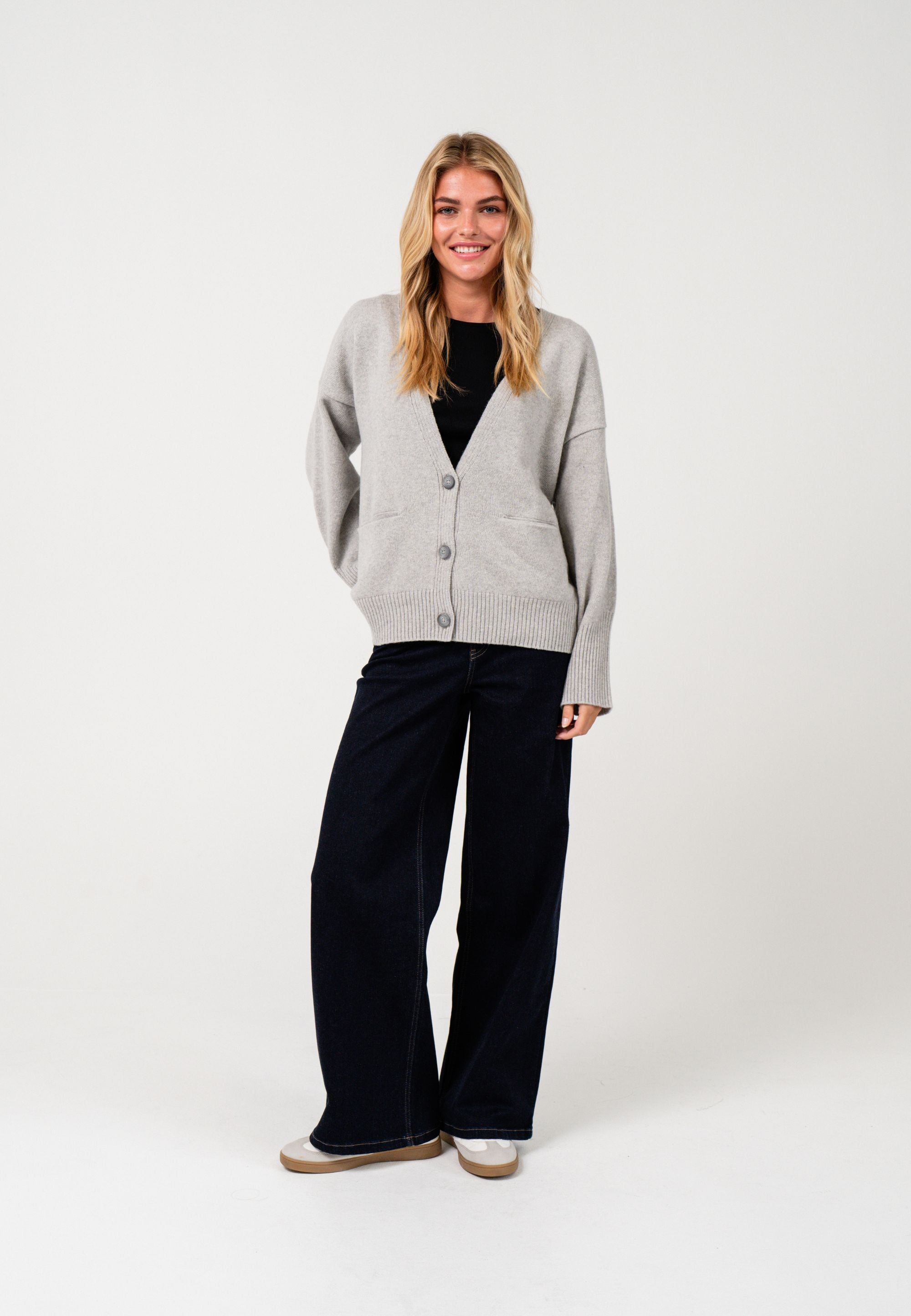 NGSeven NGS.FORREST Cardigan Tops 97502 Grey Melange