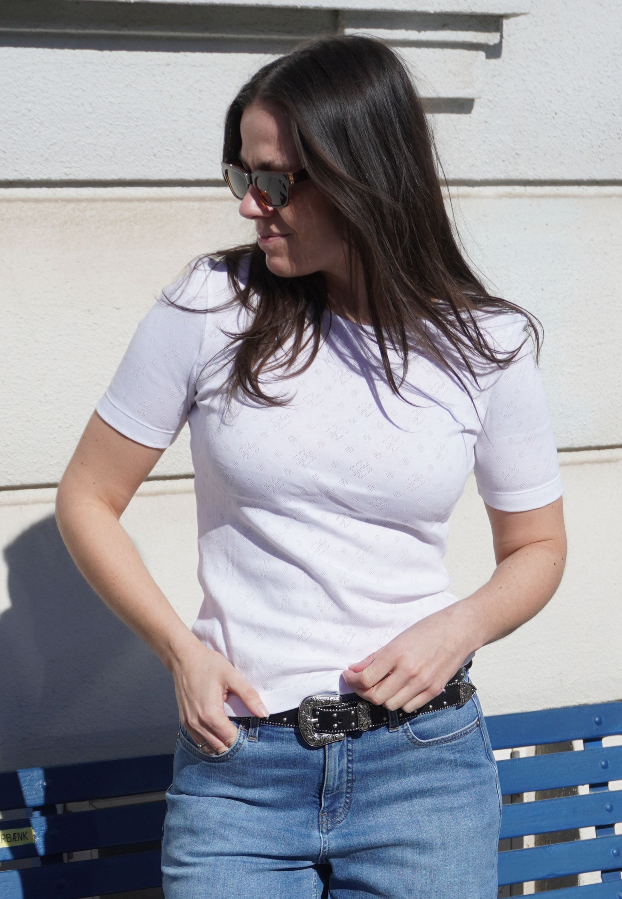 NGSeven NGS.HILL Tee ss - white Stretched to fit 10000 White
