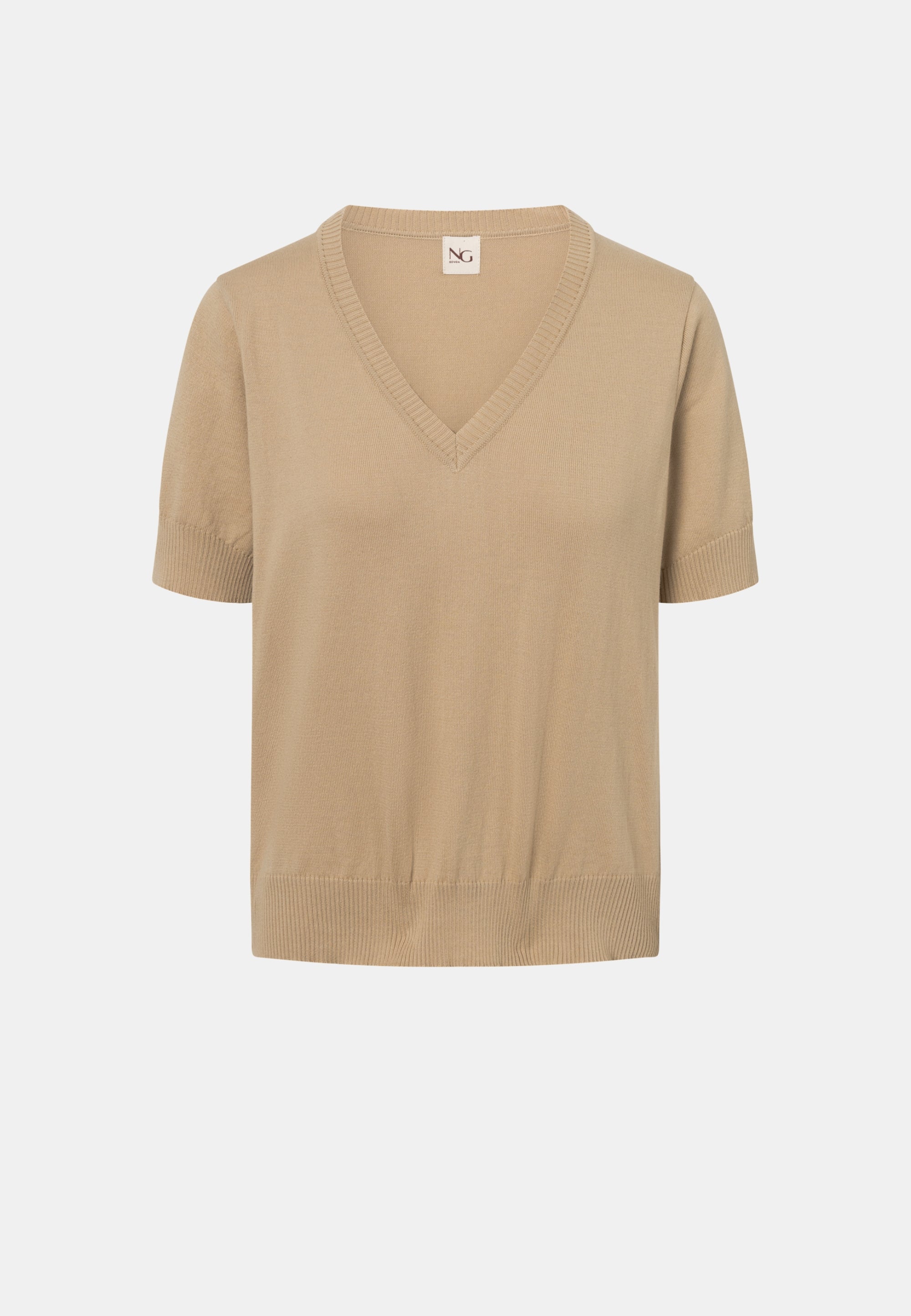 NGSeven NGS.LARISSA Blouse ss Regular 28000 Cafe Latte