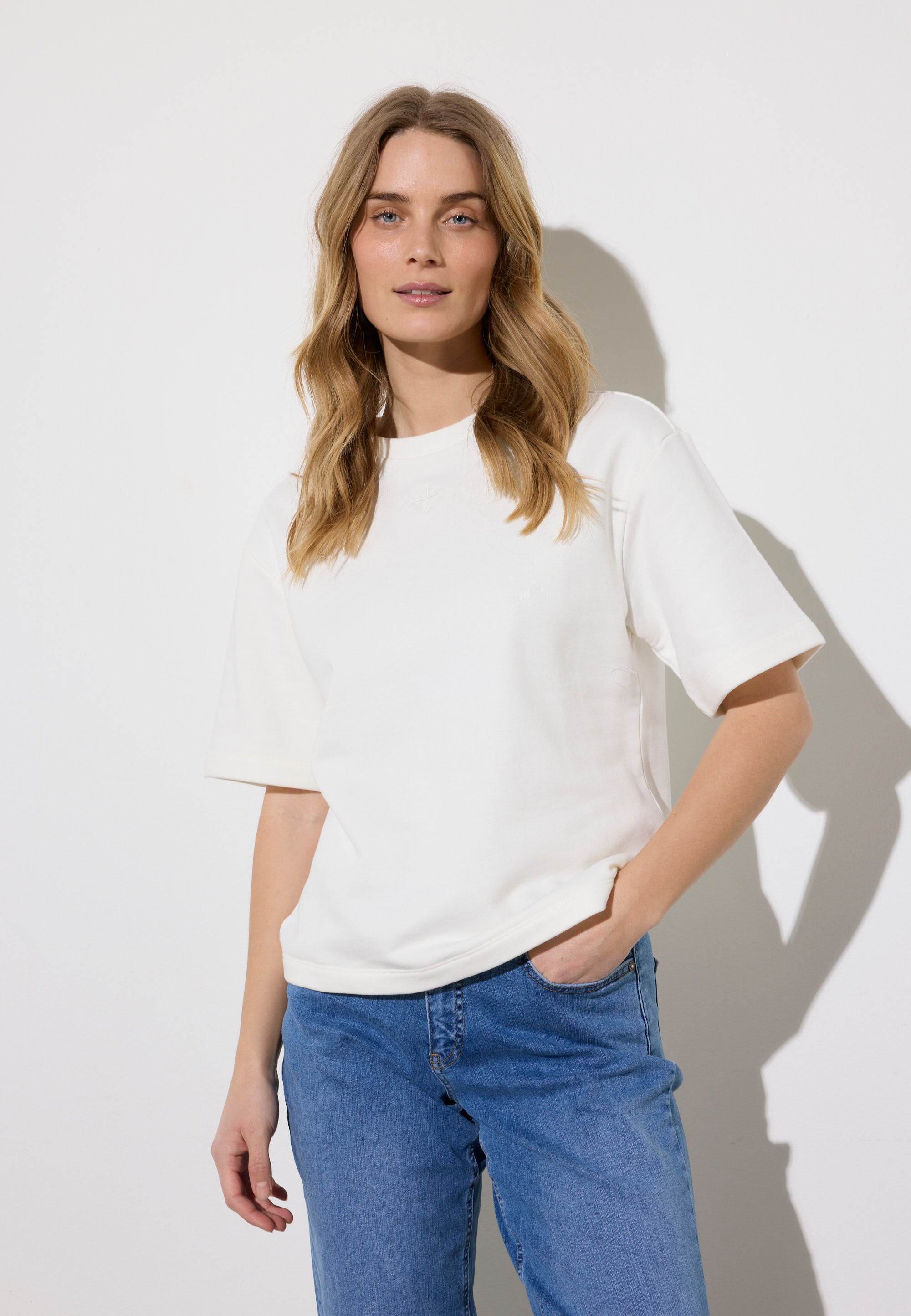 NGSeven NGS.MOUNTAIN Tee Relaxed 10002 Milk