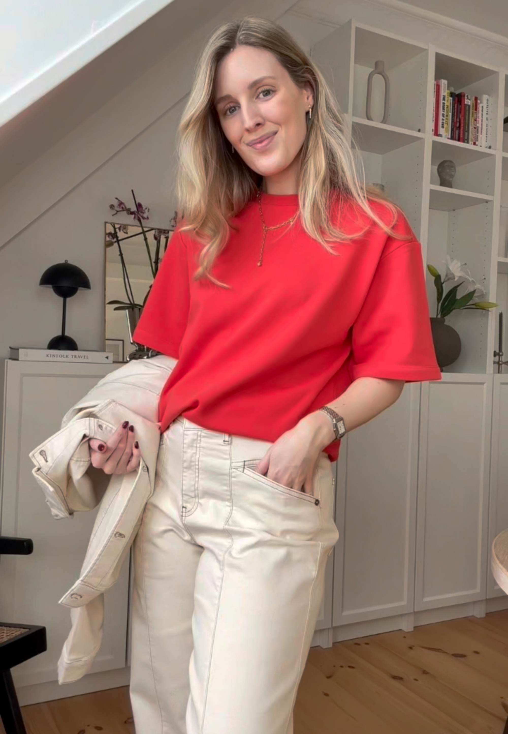 NGSeven NGS.MOUNTAIN Tee SS Relaxed 61101 Scarlet