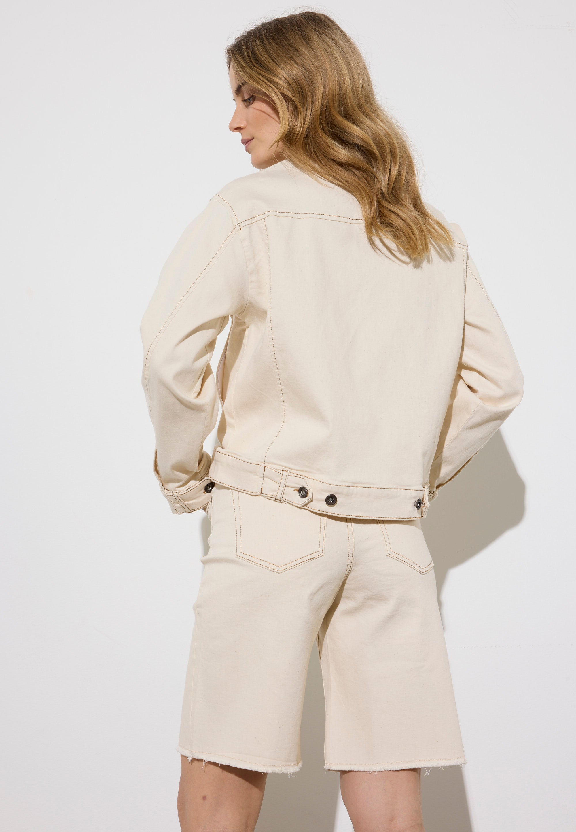 NGSeven NGS.OCEAN Bermuda Shorts Loose 11200 Latte denim